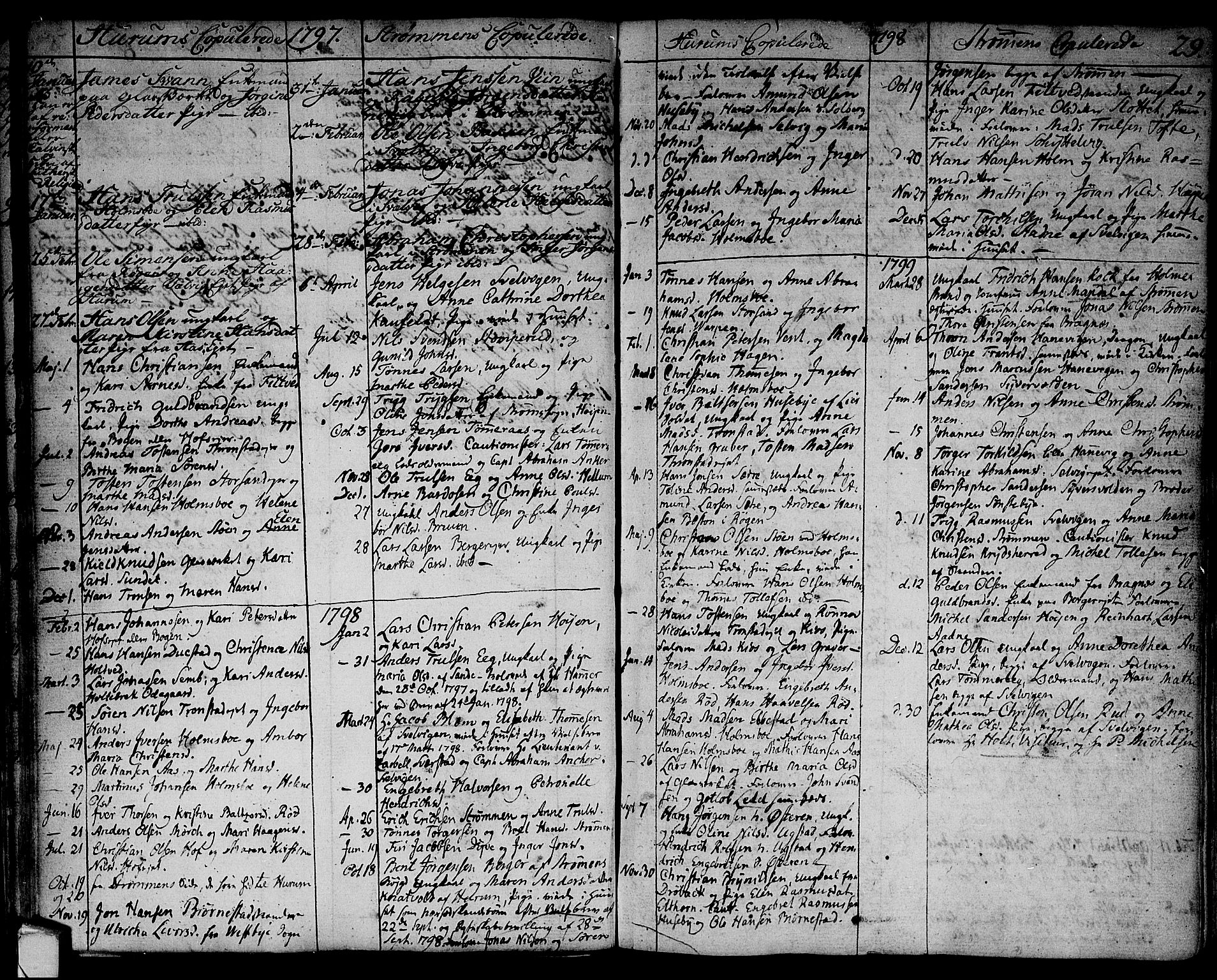 Hurum kirkebøker, SAKO/A-229/F/Fa/L0007: Parish register (official) no. 7, 1771-1810, p. 29