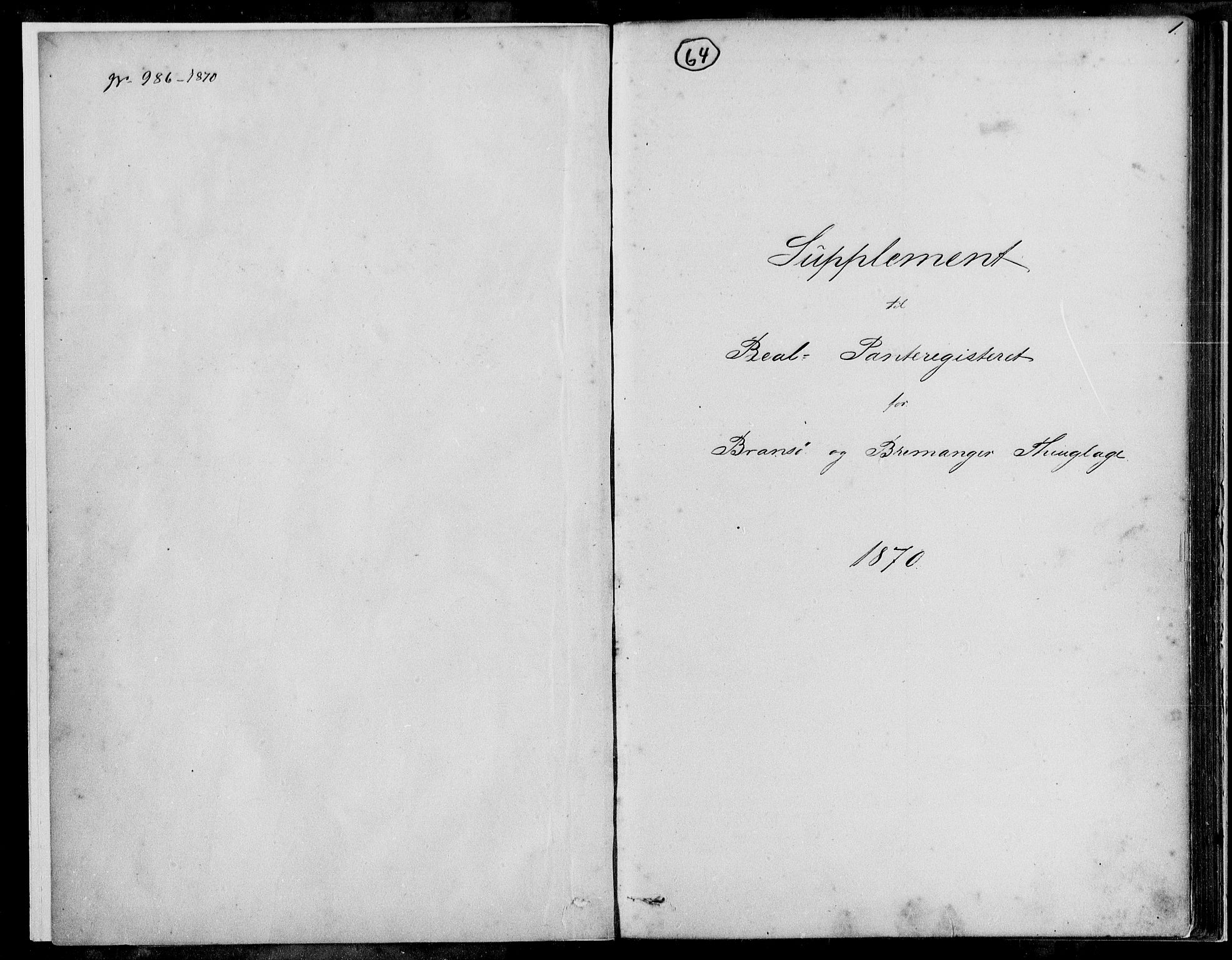 Sunnfjord tingrett, SAB/A-3201/1/G/Ga/Gag/L0004: Mortgage register no. II.A.g.4, 1870-1884, p. 1