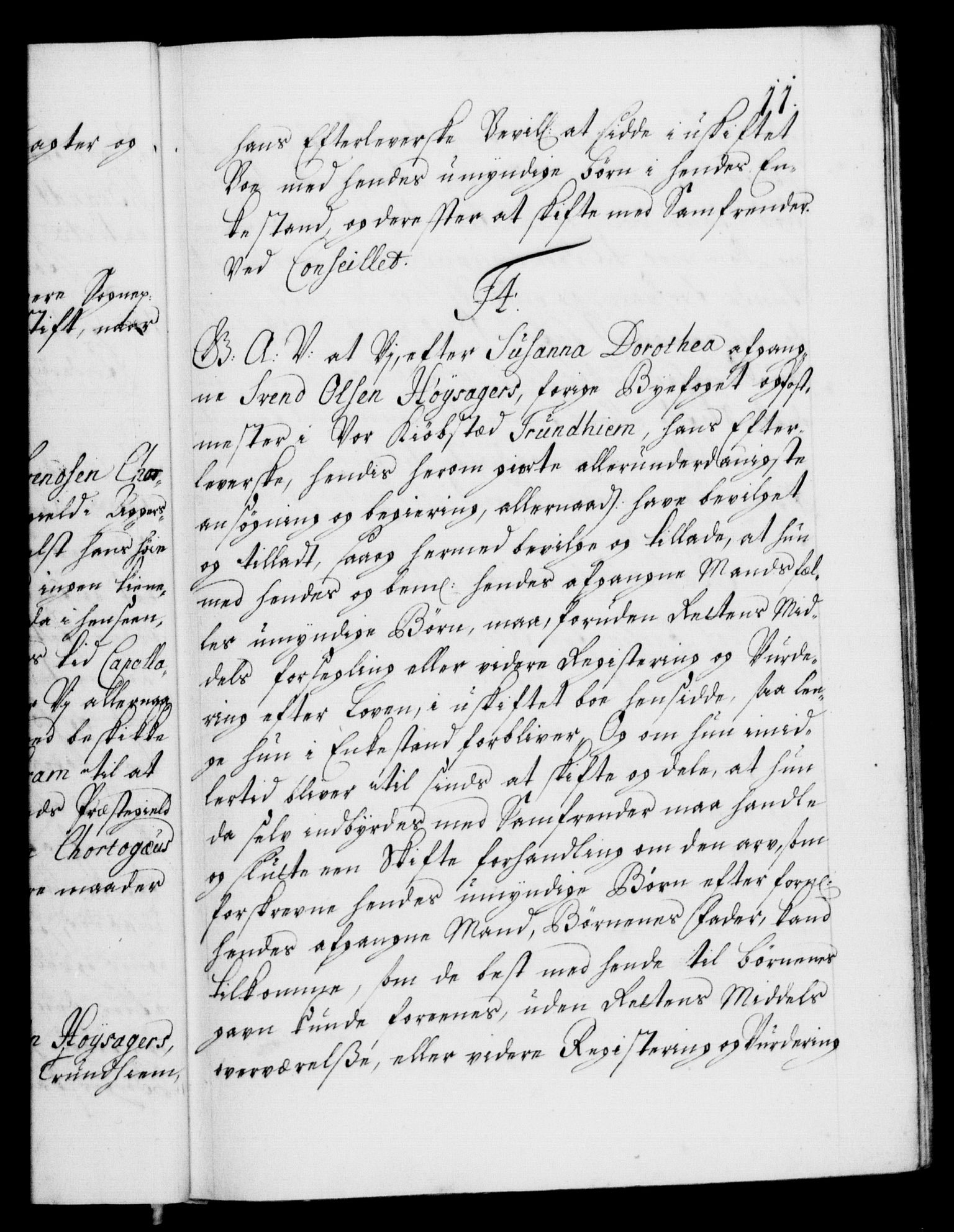 Danske Kanselli 1572-1799, AV/RA-EA-3023/F/Fc/Fca/Fcaa/L0021: Norske registre, 1712-1715, p. 11a