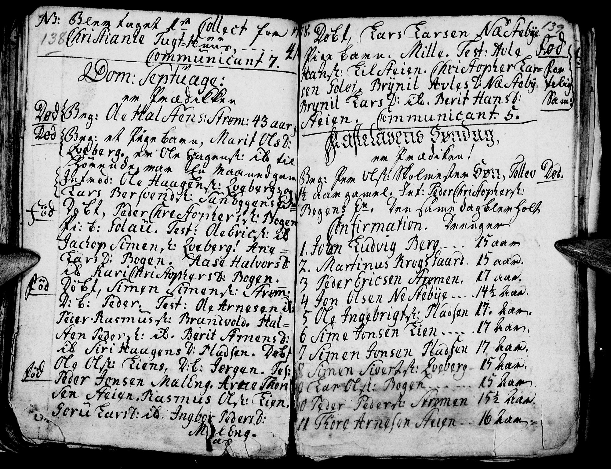 Tynset prestekontor, AV/SAH-PREST-058/H/Ha/Hab/L0009: Parish register (official) no. 9, 1769-1781, p. 138-139