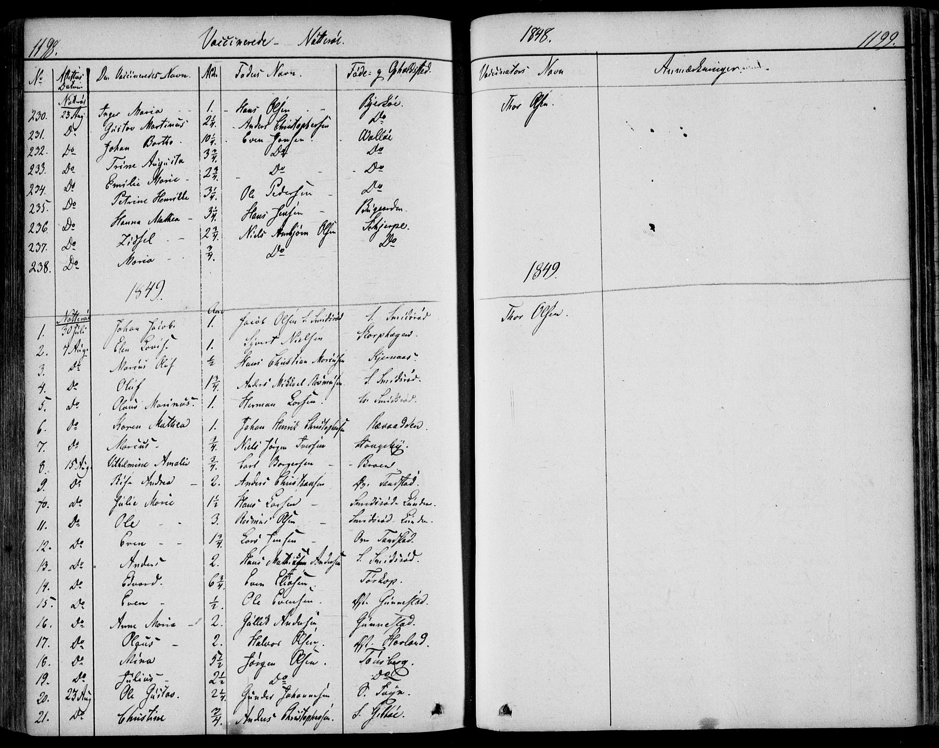 Nøtterøy kirkebøker, AV/SAKO-A-354/F/Fa/L0005: Parish register (official) no. I 5, 1839-1852, p. 1198-1199