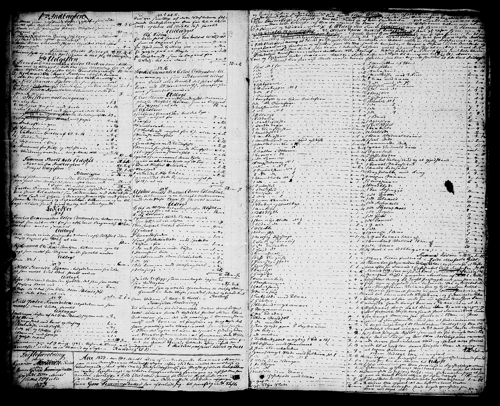 Østerdalen sorenskriveri, AV/SAH-TING-032/J/Ja/L0014: Skifteprotokoll - Nord-Østerdal, 1823-1830, p. 1b-2a