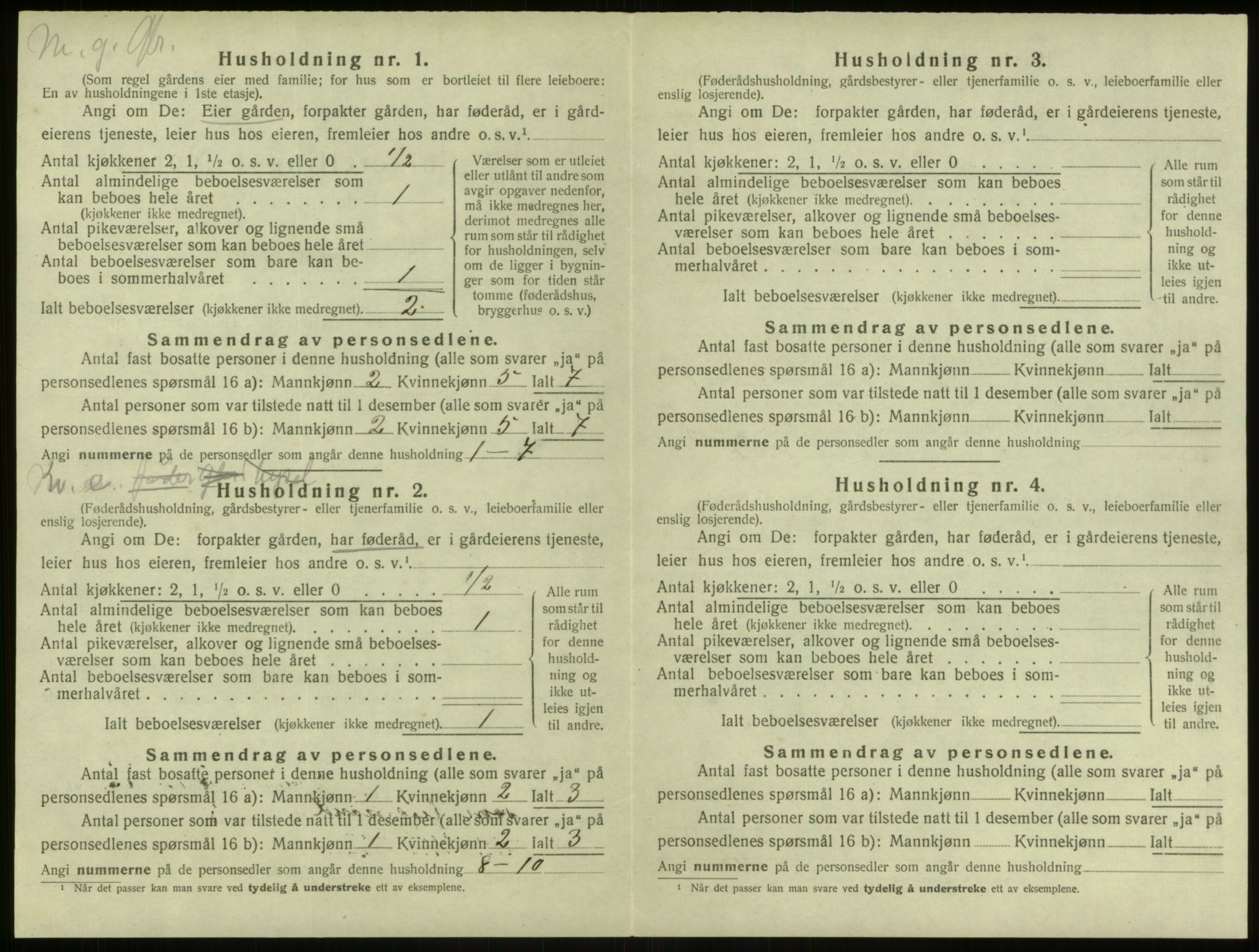 SAB, 1920 census for Alversund, 1920, p. 573