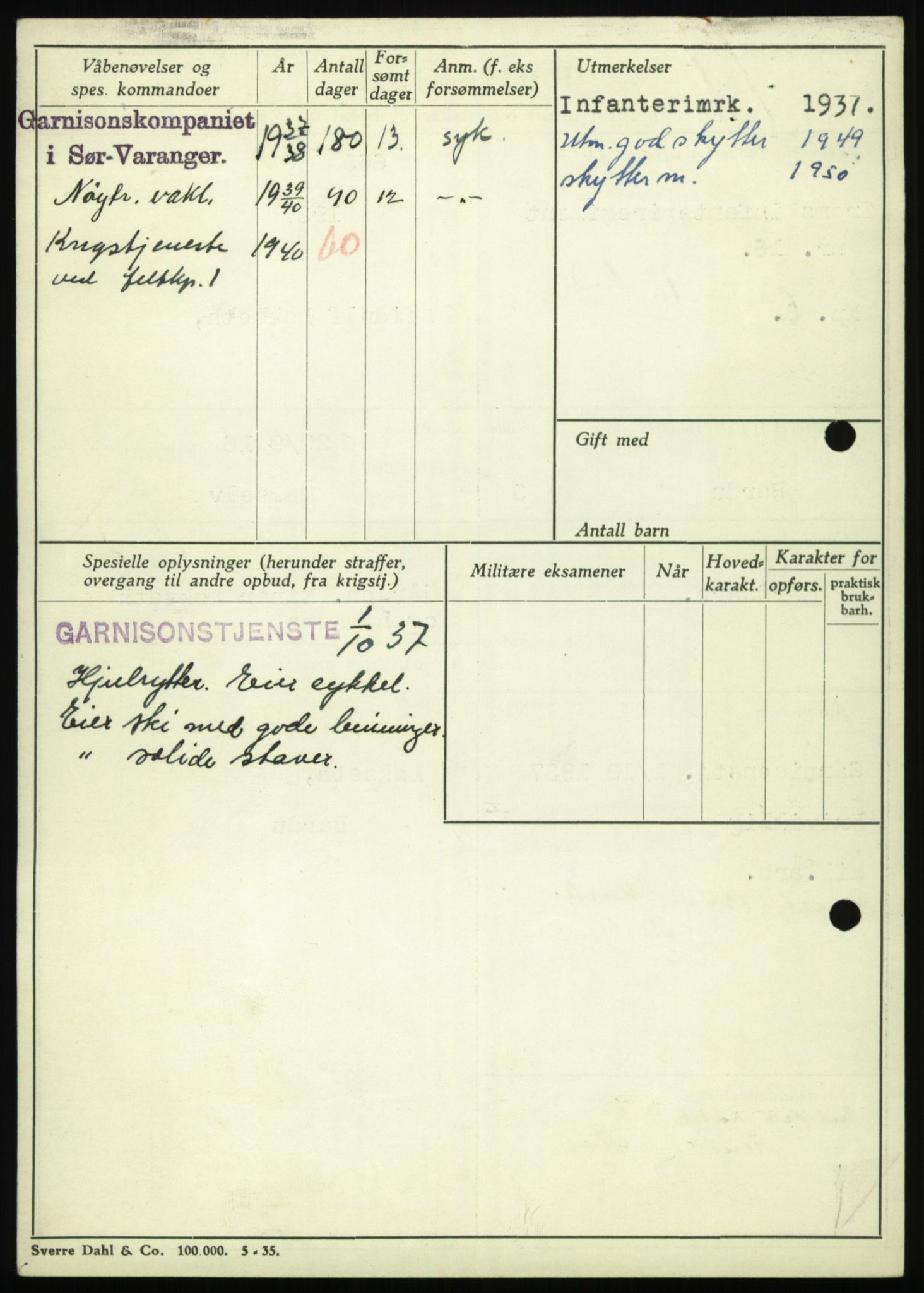 Forsvaret, Troms infanteriregiment nr. 16, AV/RA-RAFA-3146/P/Pa/L0021: Rulleblad for regimentets menige mannskaper, årsklasse 1937, 1937, p. 730