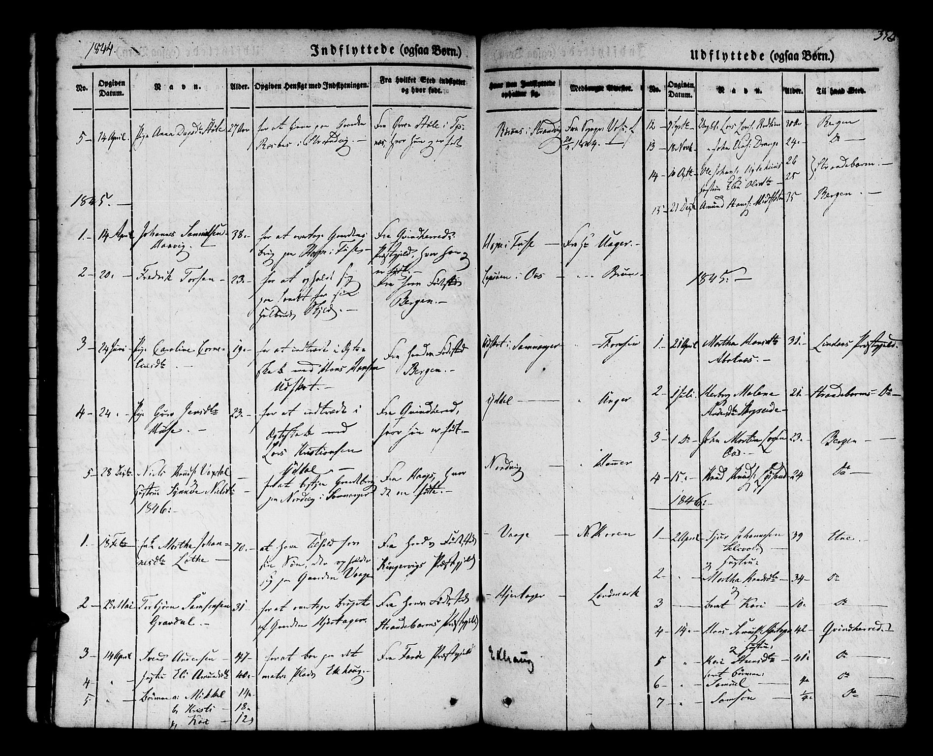Os sokneprestembete, SAB/A-99929: Parish register (official) no. A 15, 1839-1851, p. 353