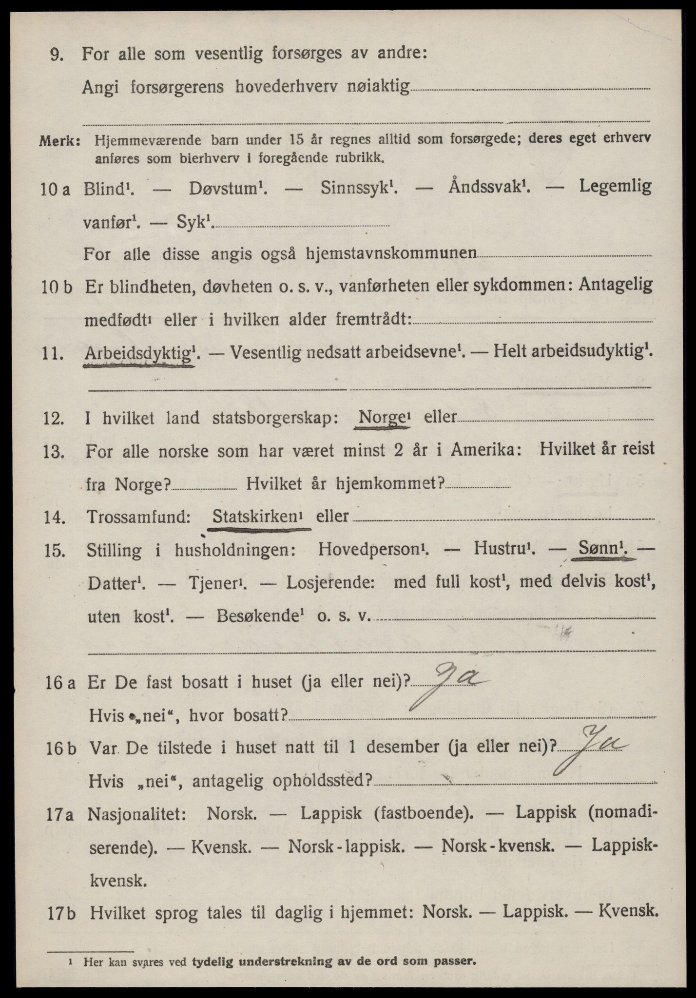 SAT, 1920 census for Rissa, 1920, p. 6318