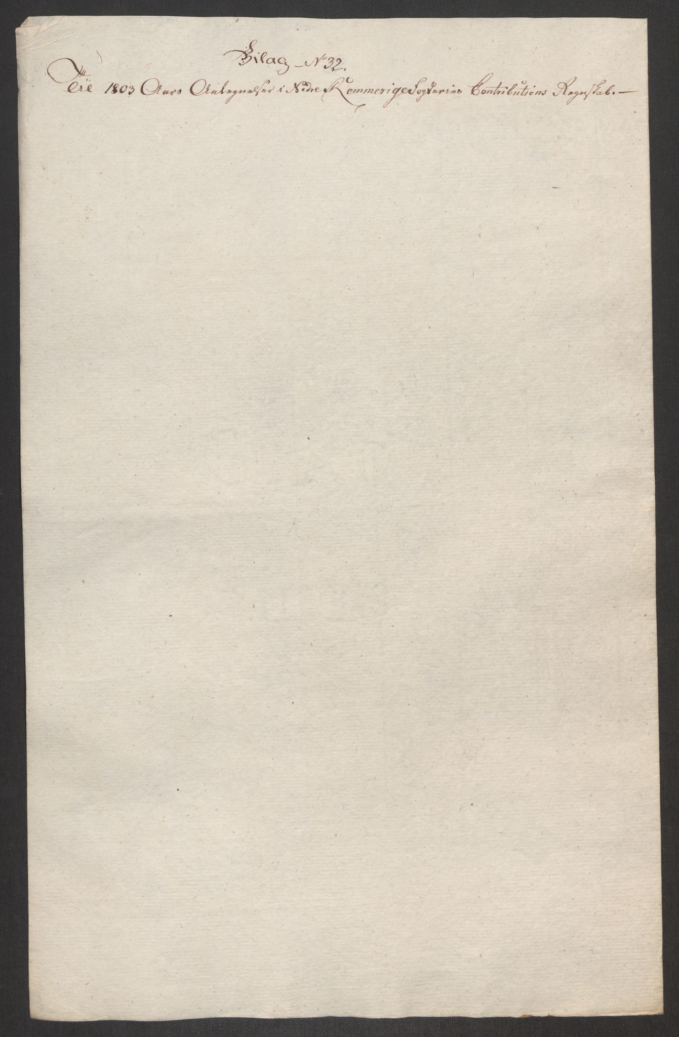 Rentekammeret inntil 1814, Reviderte regnskaper, Fogderegnskap, RA/EA-4092/R11/L0679: Fogderegnskap Nedre Romerike, 1803, p. 734