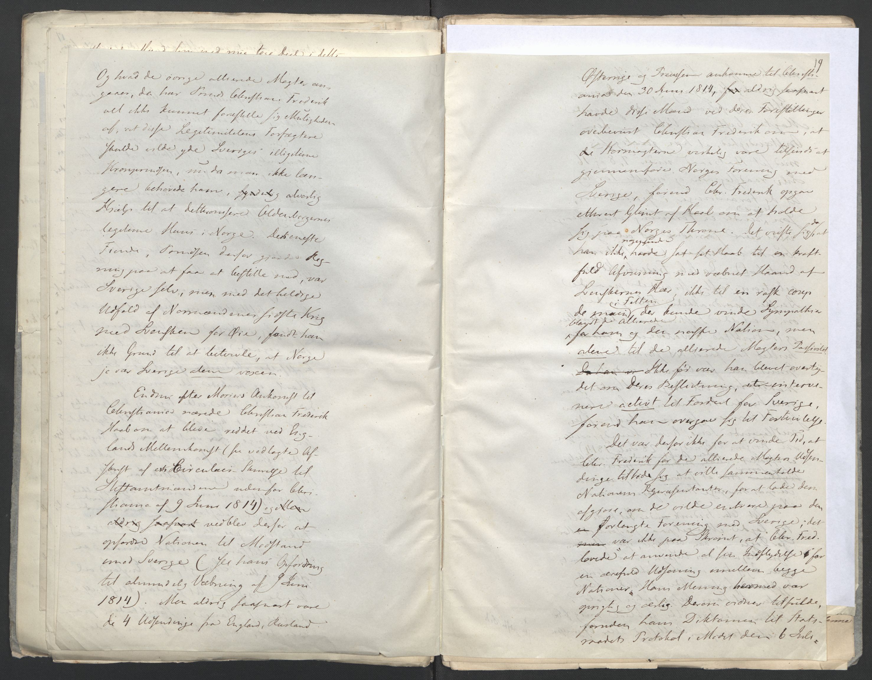 Faye, Andreas, AV/RA-PA-0015/F/Fh/L0028/0003: -- / Optegnelser ang. begivenhedene 1807-1814 af Thulstrup, L. Stoud Platou, C. St. Platou, G. Sverdrup, Løvenskiold m.fl. (afg. i samme anledning), p. 21