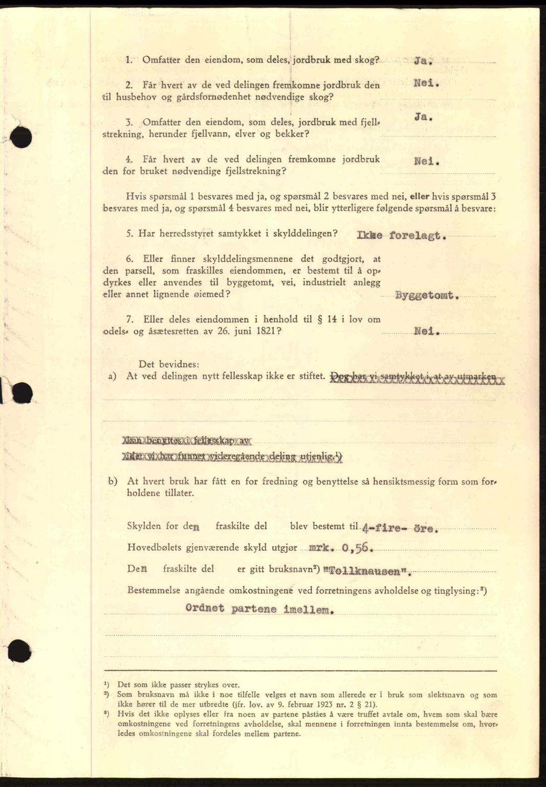 Nordmøre sorenskriveri, AV/SAT-A-4132/1/2/2Ca: Mortgage book no. A91, 1941-1942, Diary no: : 2492/1941