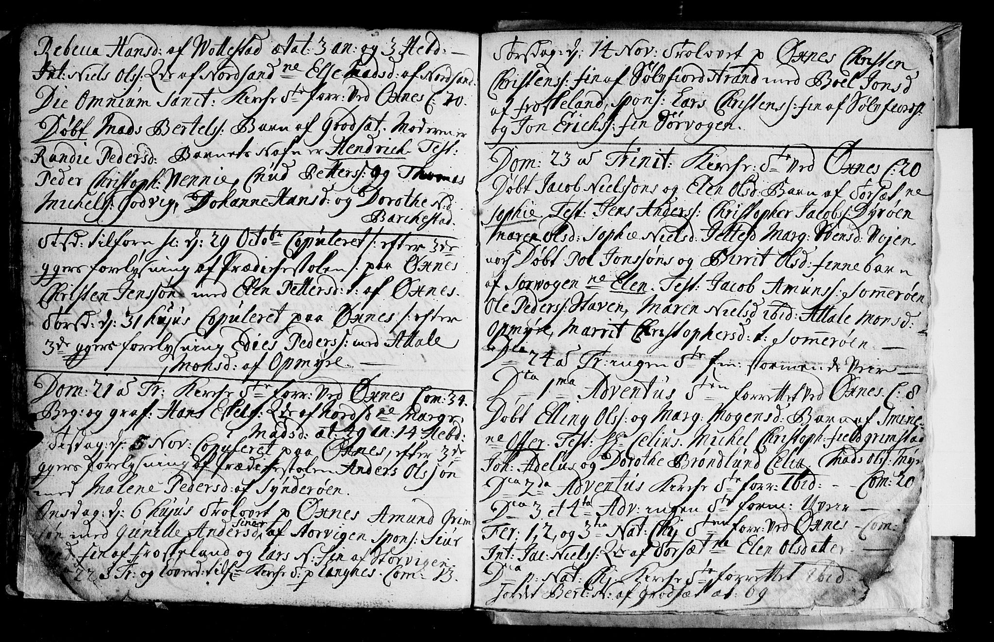 Ministerialprotokoller, klokkerbøker og fødselsregistre - Nordland, SAT/A-1459/893/L1328: Parish register (official) no. 893A01, 1718-1749