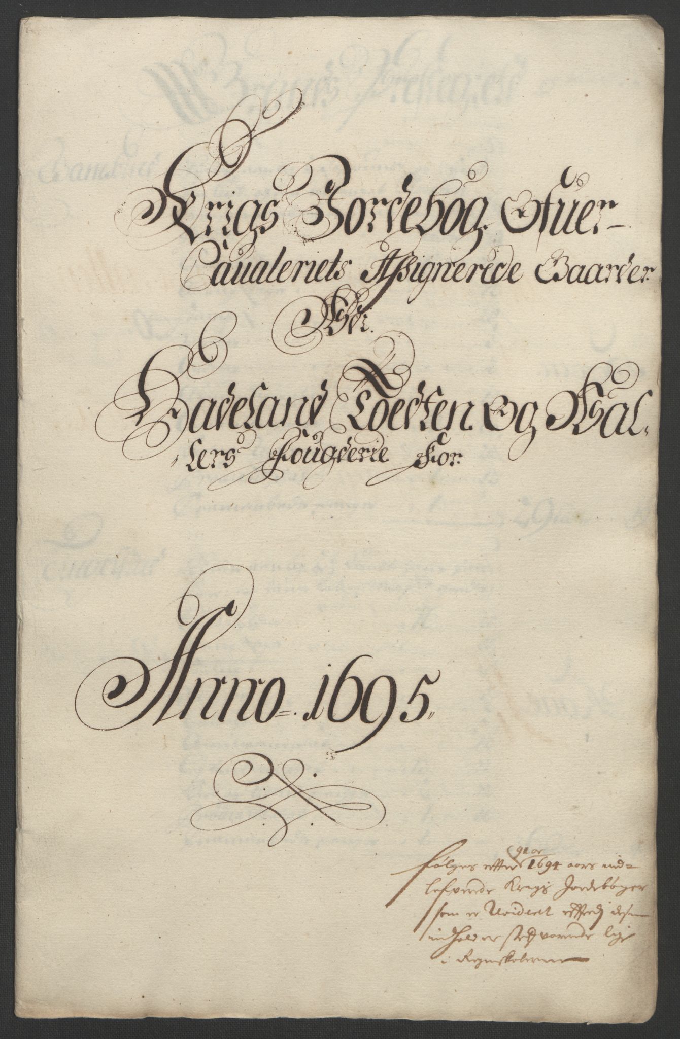 Rentekammeret inntil 1814, Reviderte regnskaper, Fogderegnskap, AV/RA-EA-4092/R18/L1293: Fogderegnskap Hadeland, Toten og Valdres, 1695, p. 139