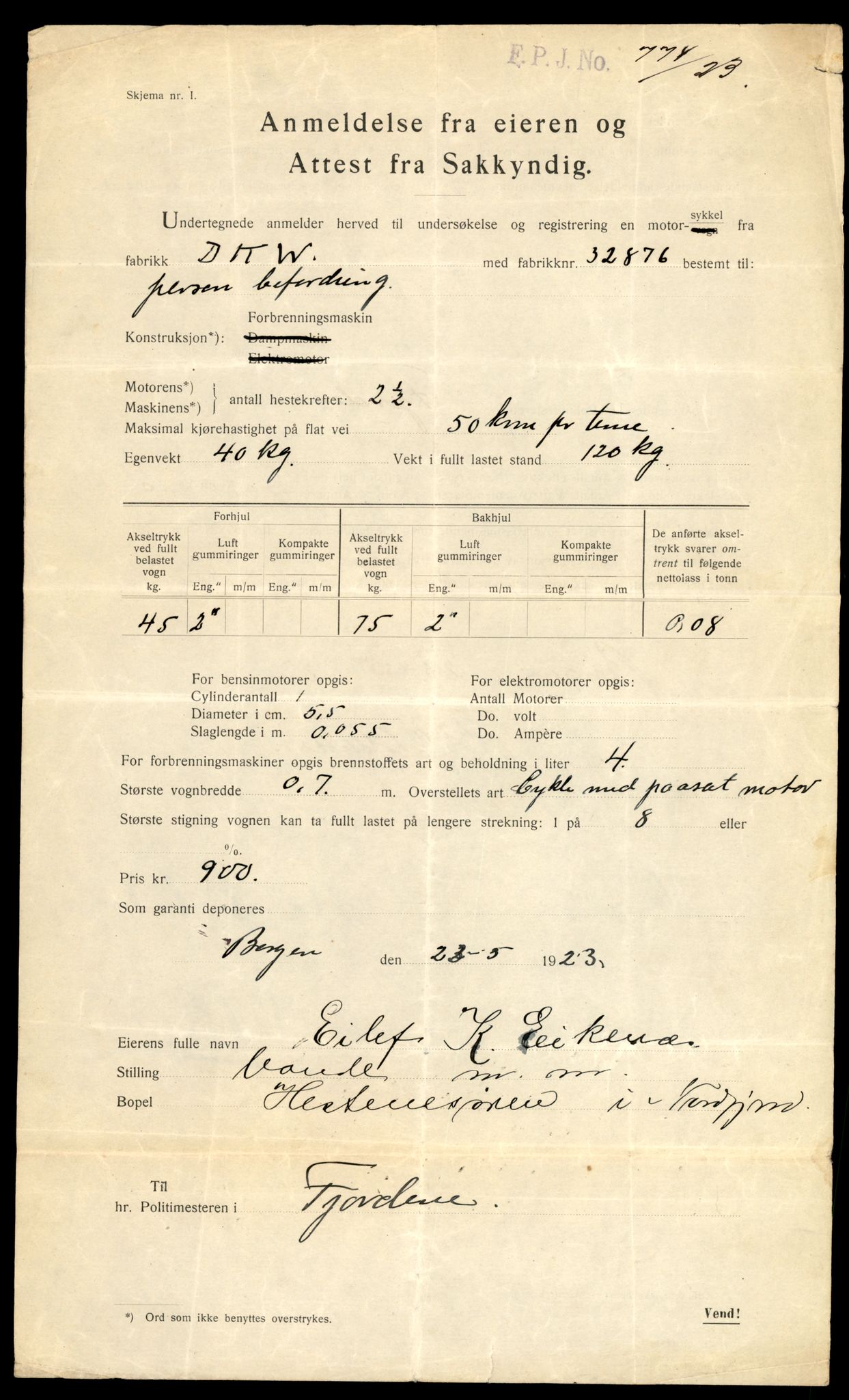 Møre og Romsdal vegkontor - Ålesund trafikkstasjon, AV/SAT-A-4099/F/Fe/L0038: Registreringskort for kjøretøy T 13180 - T 13360, 1927-1998, p. 213