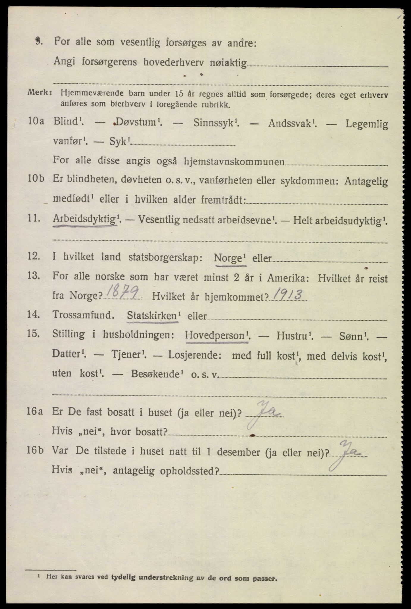 SAK, 1920 census for Lista, 1920, p. 13774