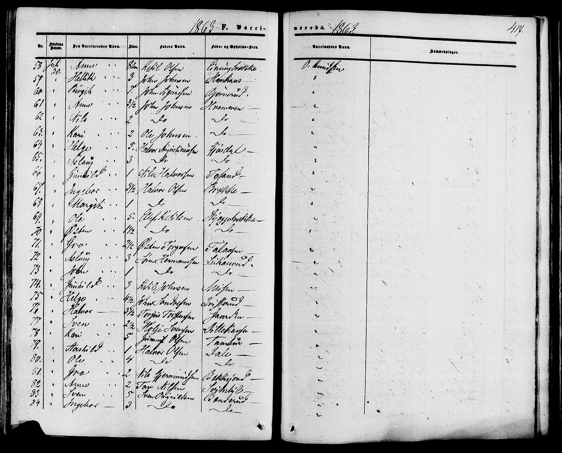 Tinn kirkebøker, AV/SAKO-A-308/F/Fa/L0006: Parish register (official) no. I 6, 1857-1878, p. 417