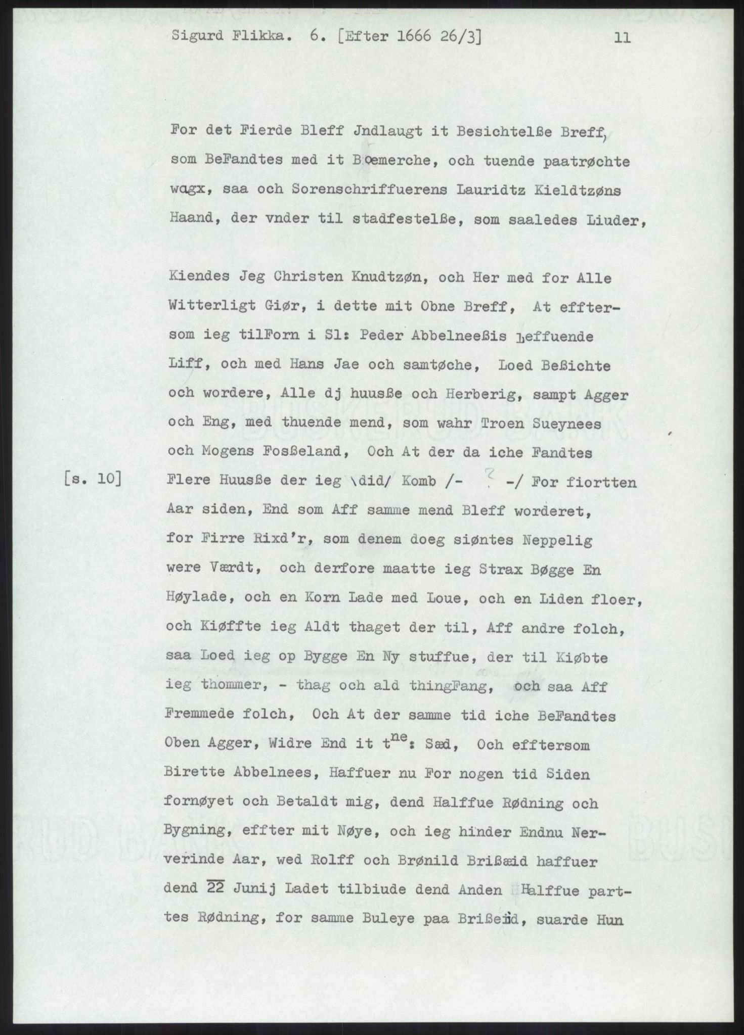 Samlinger til kildeutgivelse, Diplomavskriftsamlingen, AV/RA-EA-4053/H/Ha, p. 1126