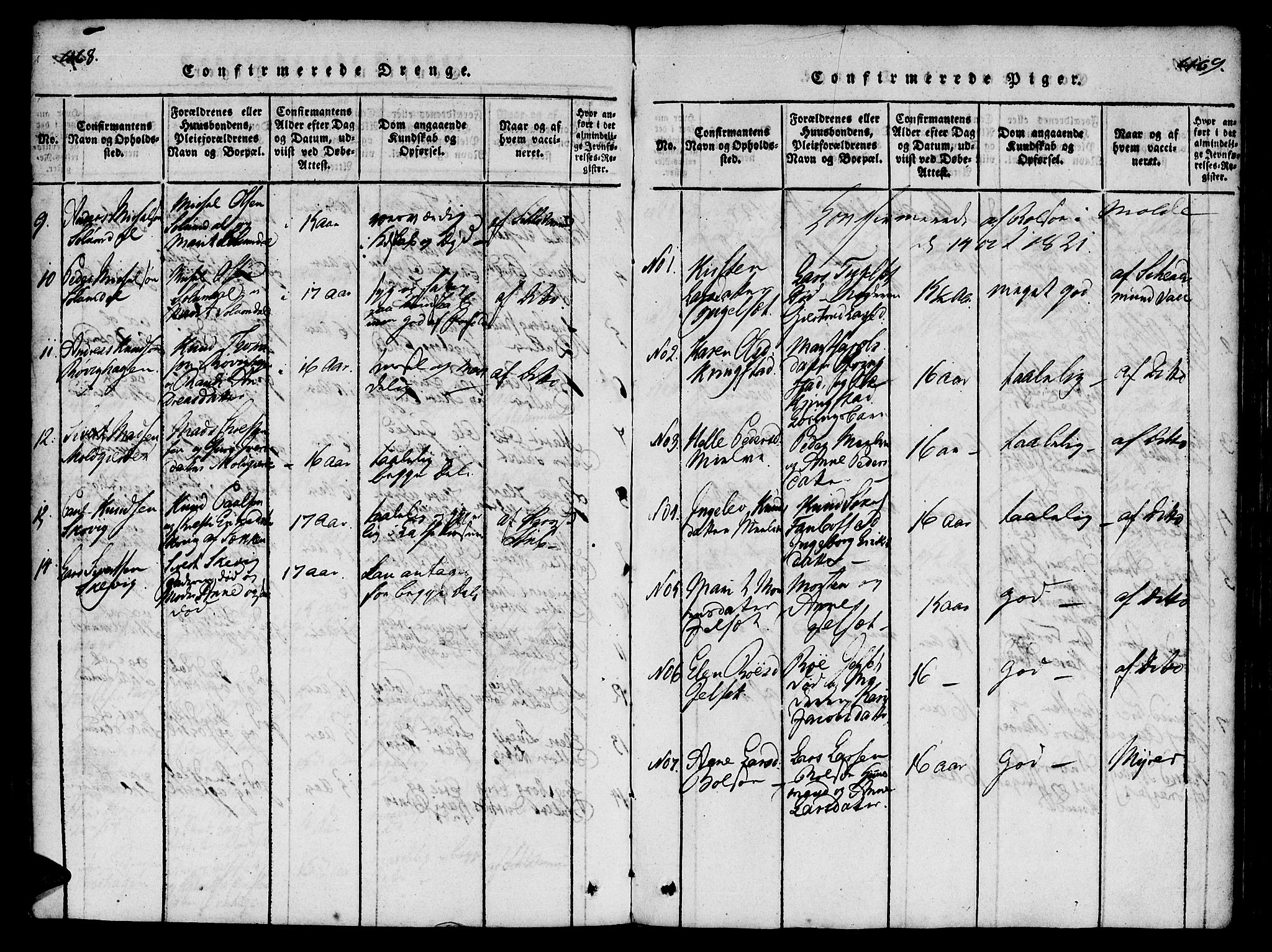 Ministerialprotokoller, klokkerbøker og fødselsregistre - Møre og Romsdal, SAT/A-1454/555/L0652: Parish register (official) no. 555A03, 1817-1843, p. 468-469