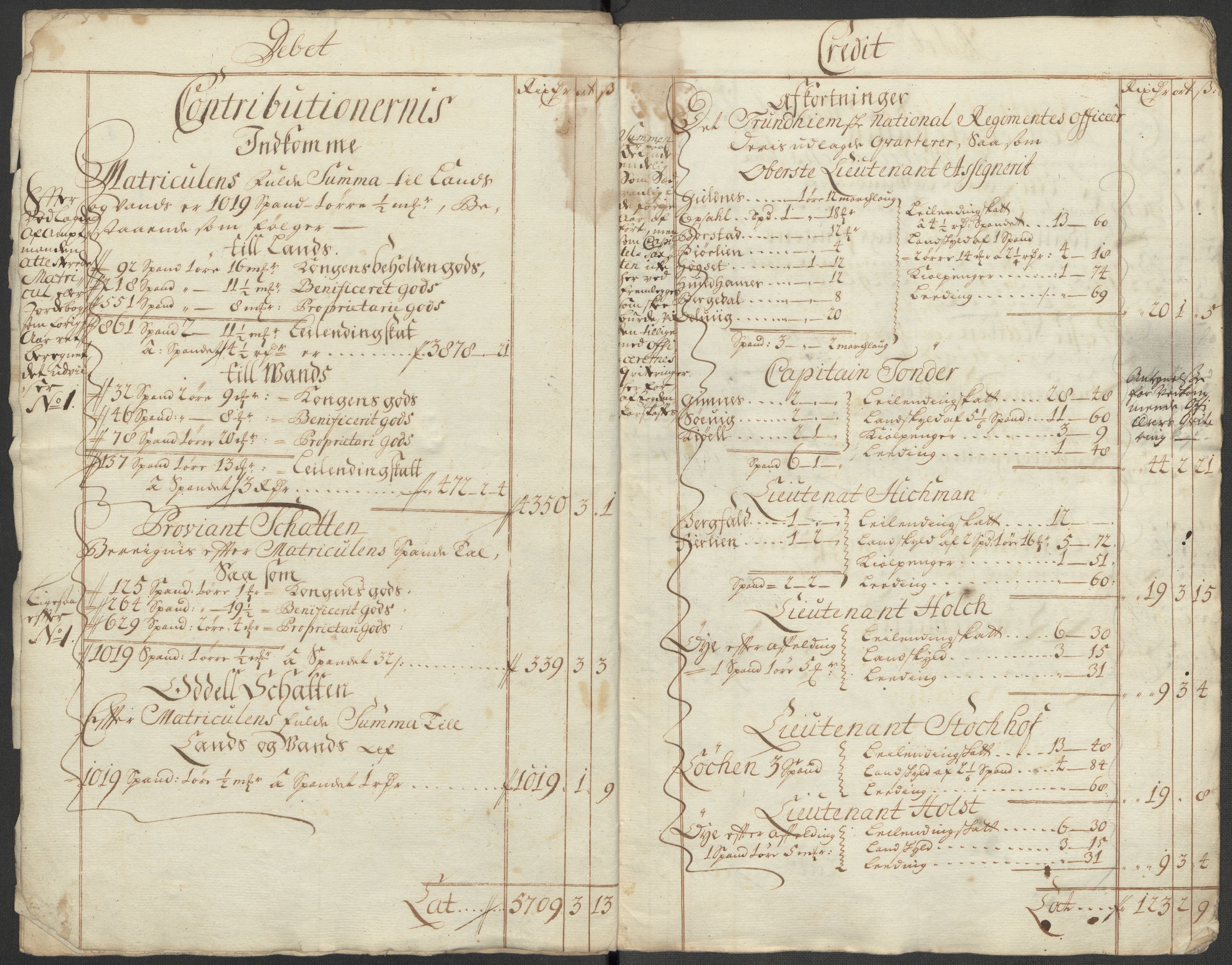 Rentekammeret inntil 1814, Reviderte regnskaper, Fogderegnskap, RA/EA-4092/R56/L3746: Fogderegnskap Nordmøre, 1712, p. 4