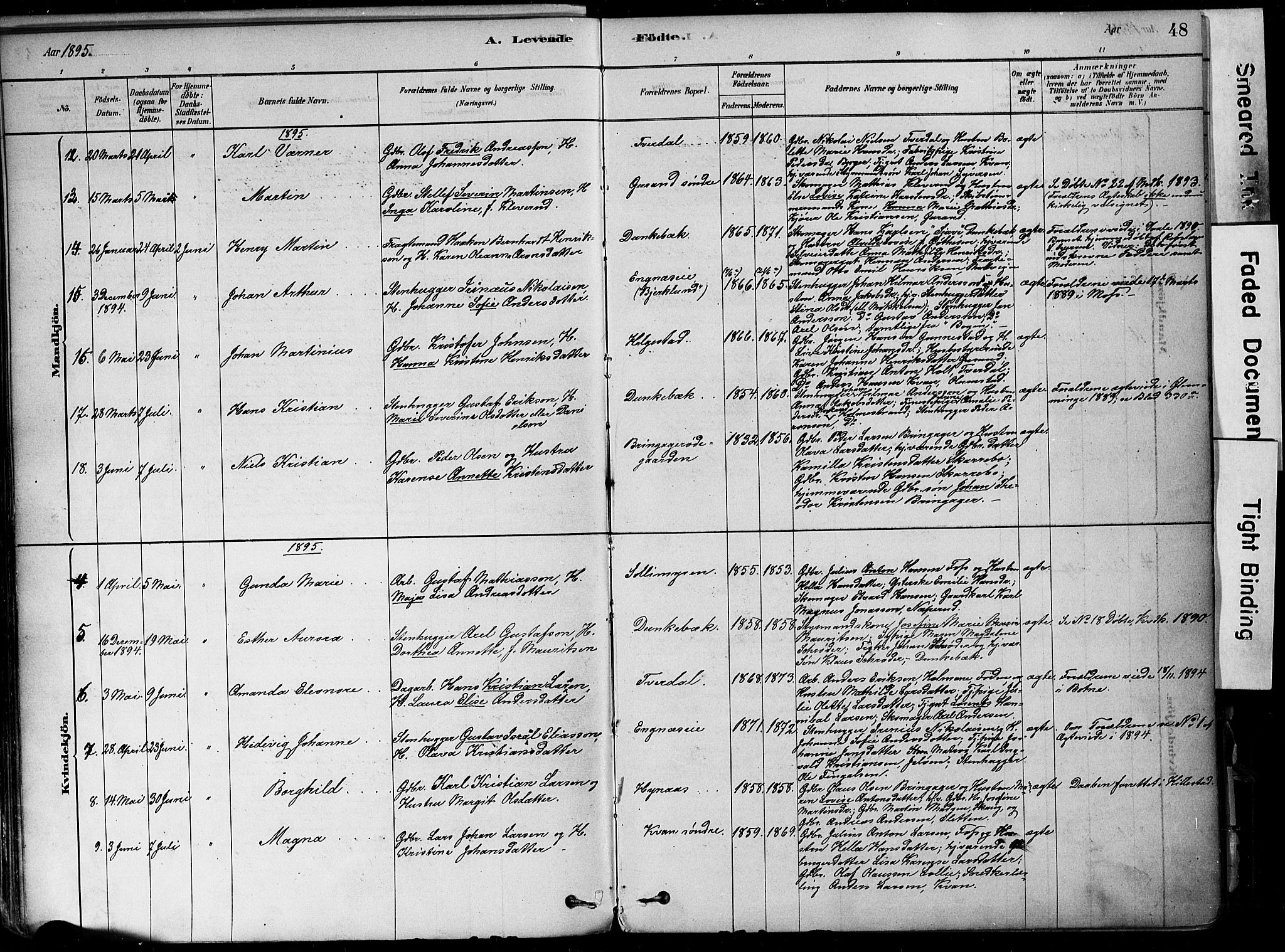 Botne kirkebøker, SAKO/A-340/F/Fa/L0007: Parish register (official) no. I 7, 1878-1910, p. 48