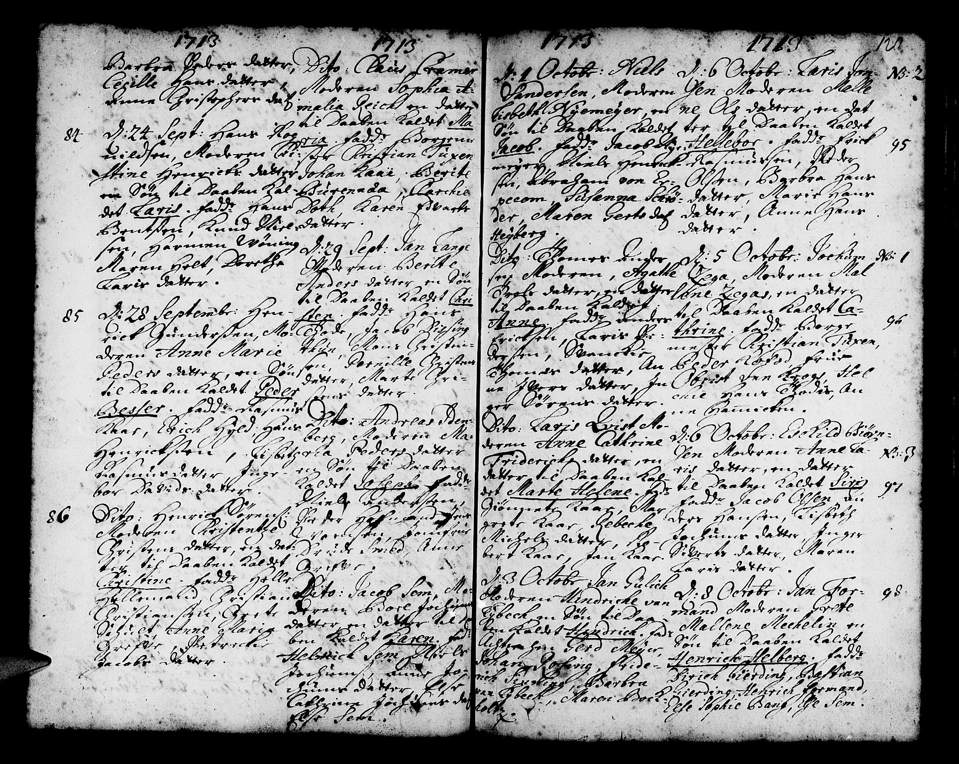 Nykirken Sokneprestembete, AV/SAB-A-77101/H/Haa/L0002: Parish register (official) no. A 2, 1700-1723, p. 120