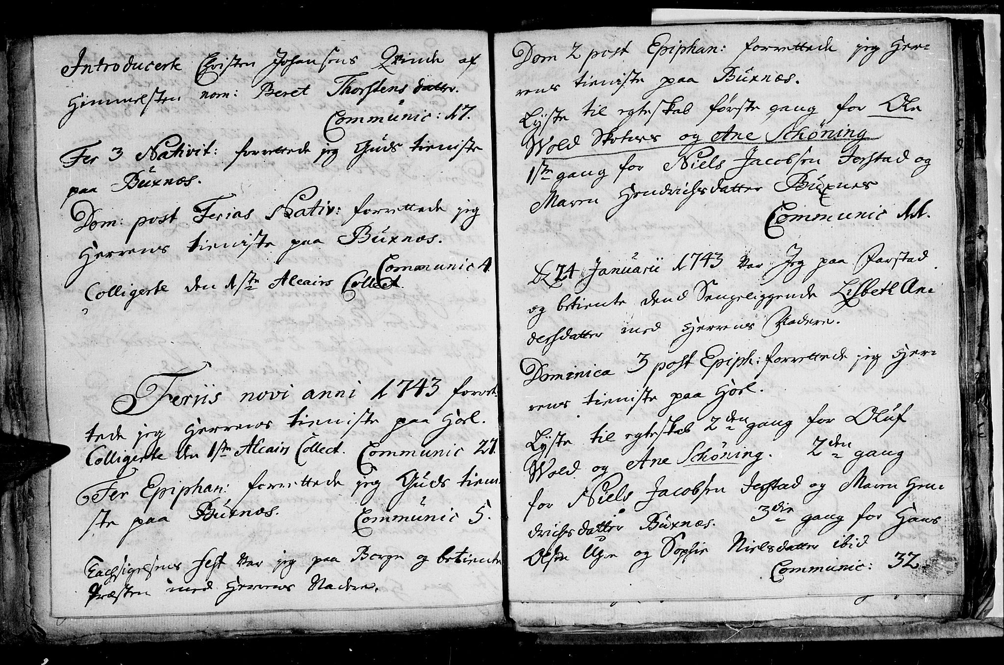 Ministerialprotokoller, klokkerbøker og fødselsregistre - Nordland, AV/SAT-A-1459/881/L1148: Parish register (official) no. 881A01, 1732-1744