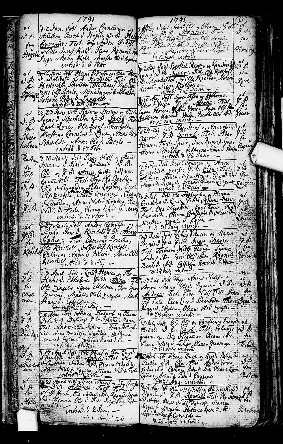 Hvaler prestekontor Kirkebøker, SAO/A-2001/F/Fa/L0003: Parish register (official) no. I 3, 1758-1796, p. 55