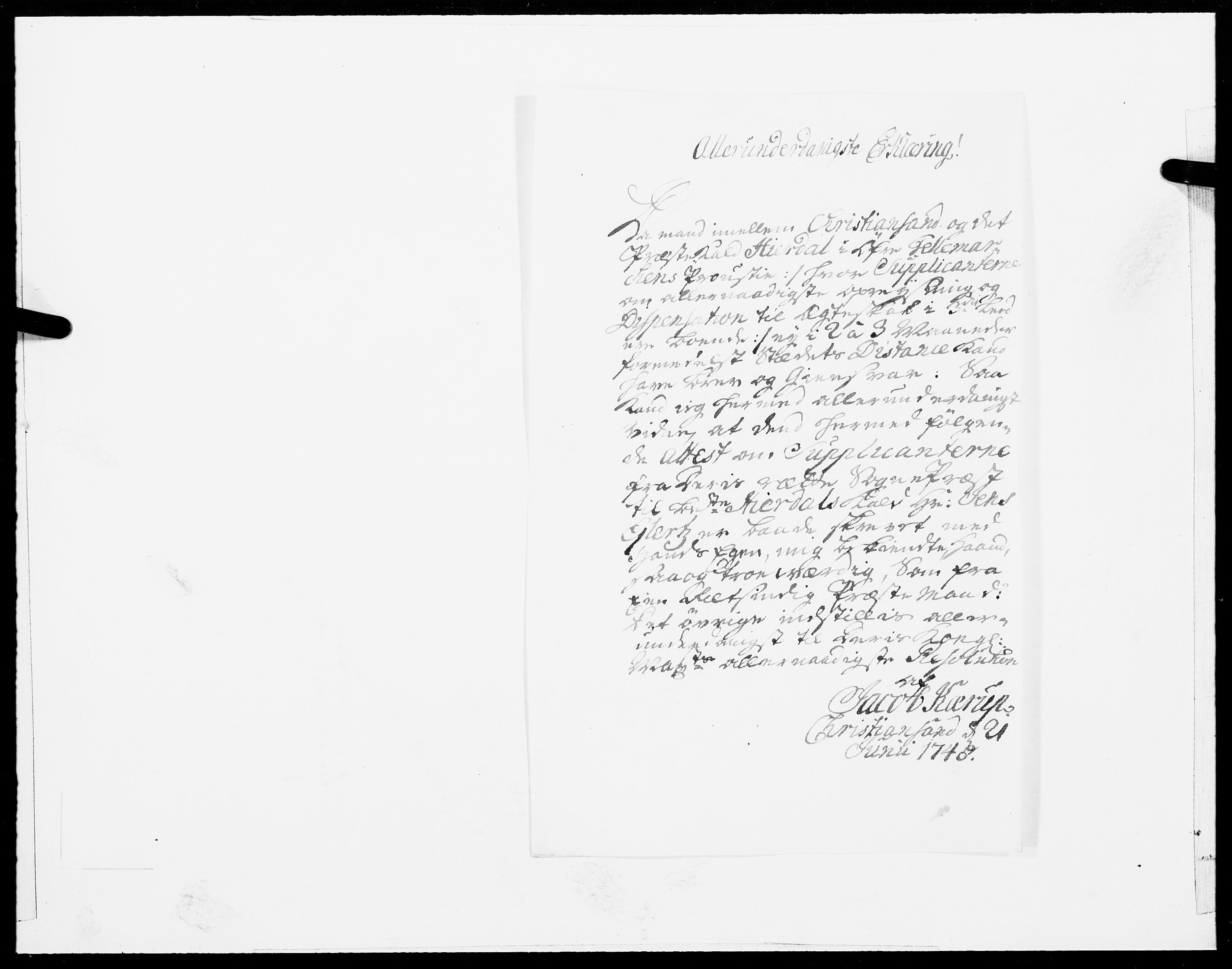 Danske Kanselli 1572-1799, AV/RA-EA-3023/F/Fc/Fcc/Fcca/L0149: Norske innlegg 1572-1799, 1748, p. 88