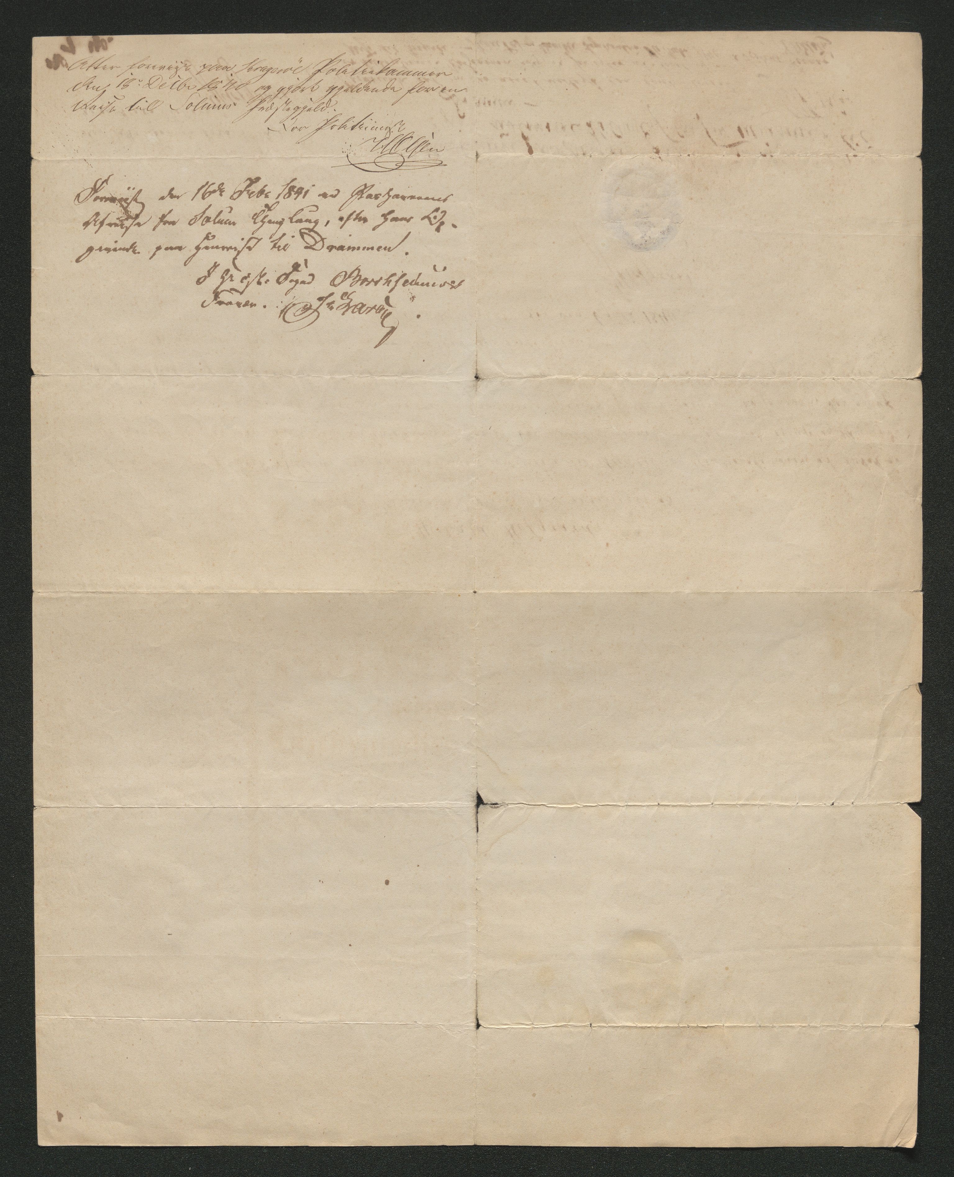 Drammen politikammer, AV/SAKO-A-623/I/Ia/Iab/L0006: Innleverte pass, 1841-1842, p. 226