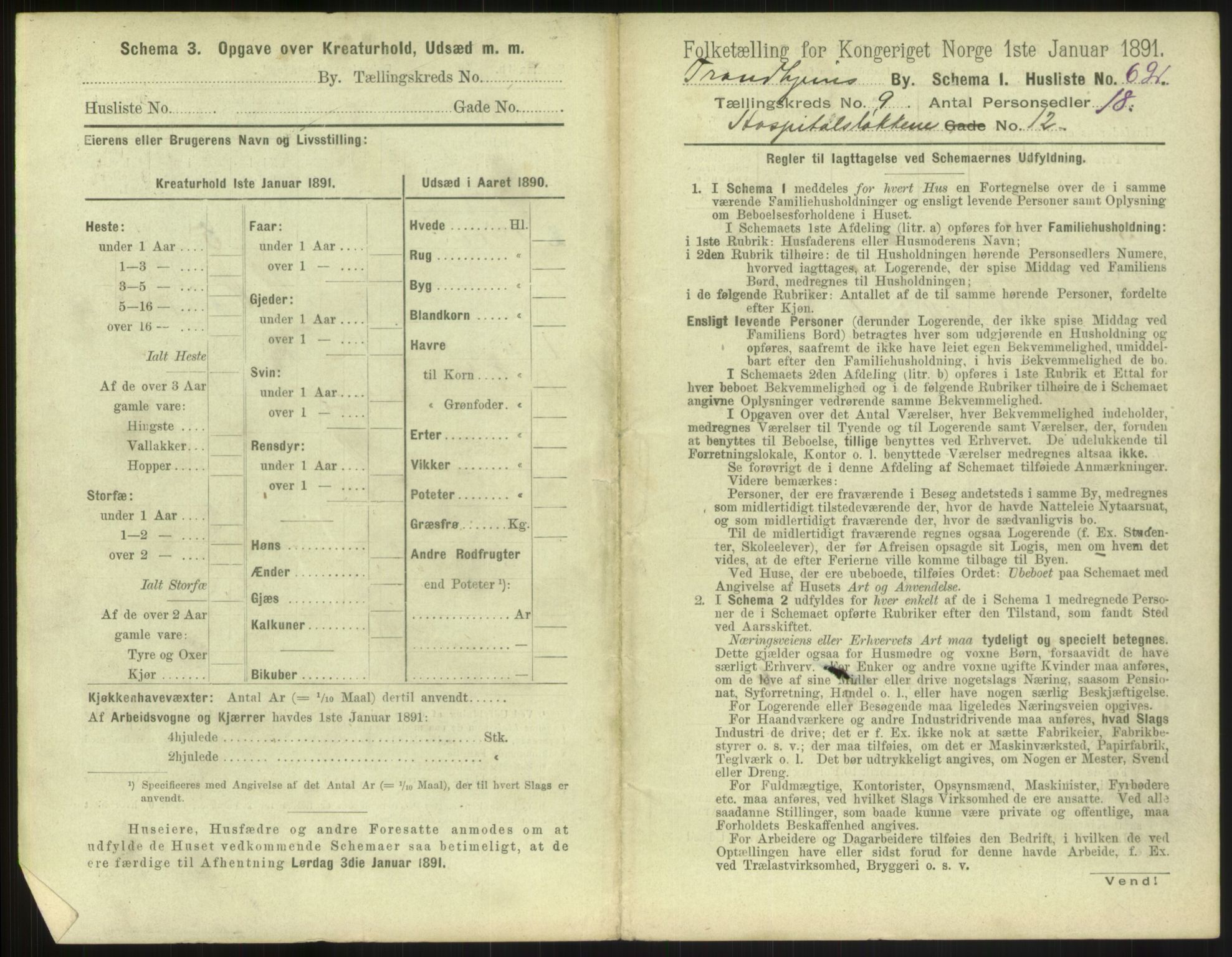 RA, 1891 census for 1601 Trondheim, 1891, p. 1148