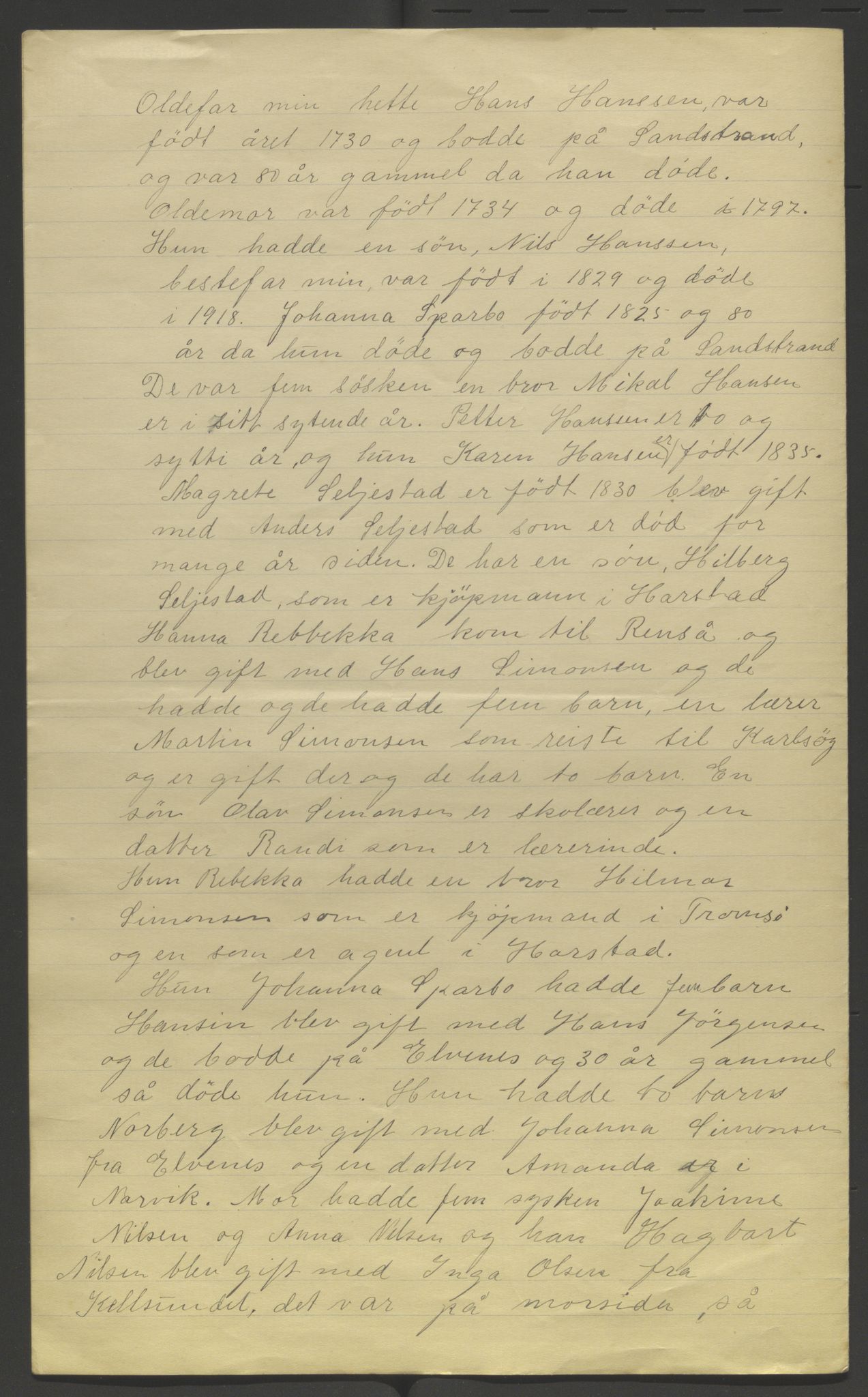 Slektsstiler fra Tromsø Amtsskole i Lyngen og Trondarnes folkehøgskole, SATØ/P-0029/F/L0001: Slektsstiler, 1916-1920, p. 131