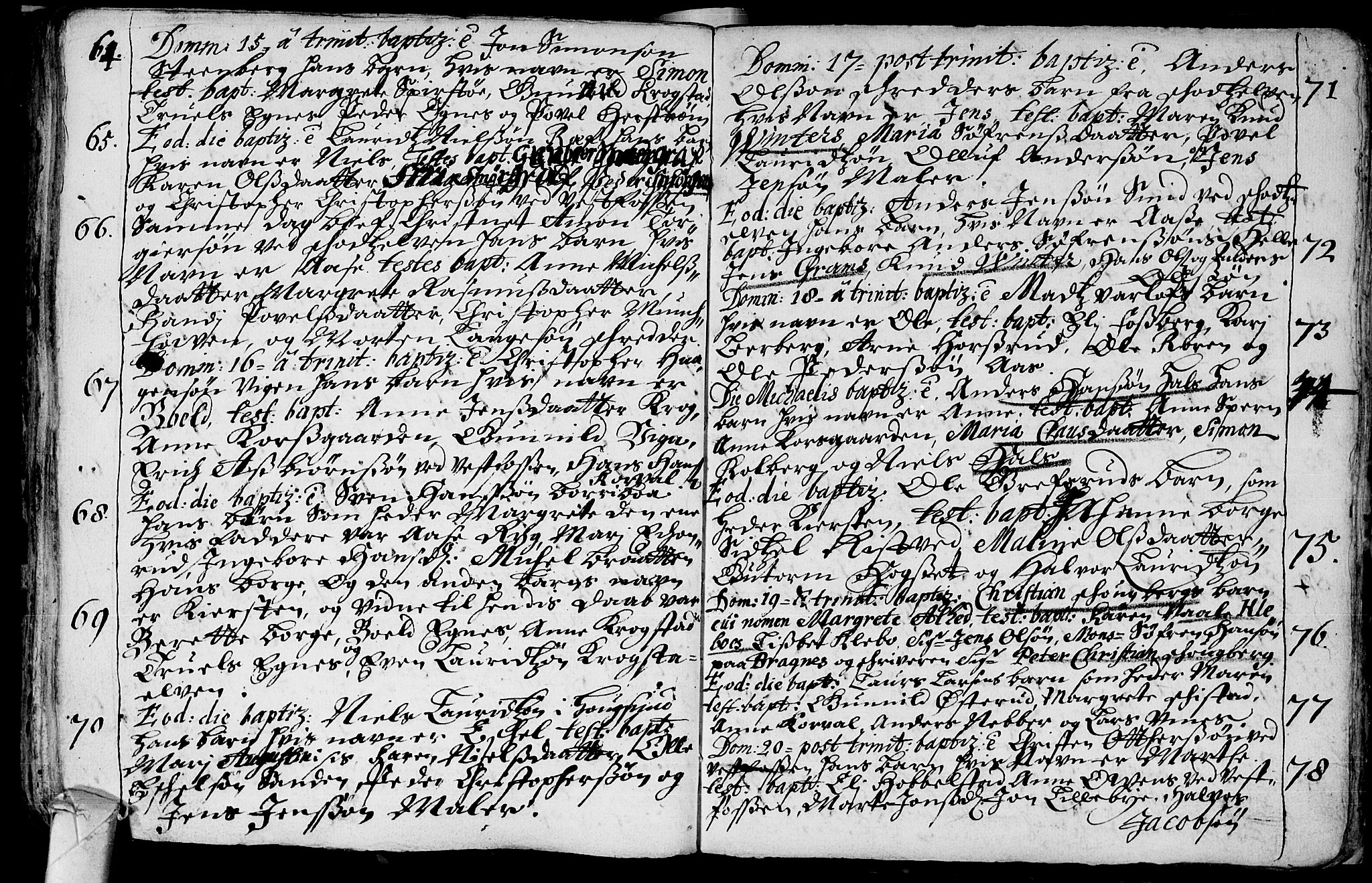 Eiker kirkebøker, AV/SAKO-A-4/F/Fa/L0001: Parish register (official) no. I 1 /1, 1683-1704