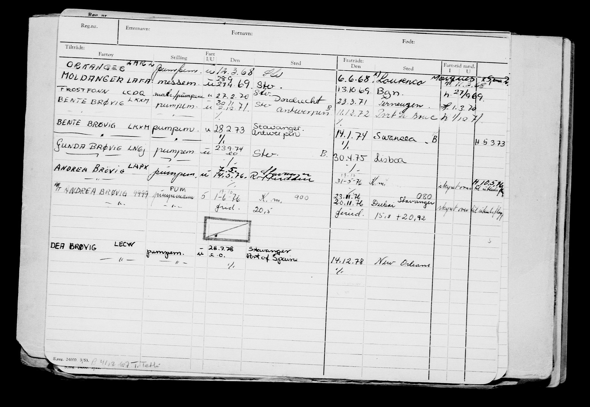 Direktoratet for sjømenn, AV/RA-S-3545/G/Gb/L0179: Hovedkort, 1920, p. 253