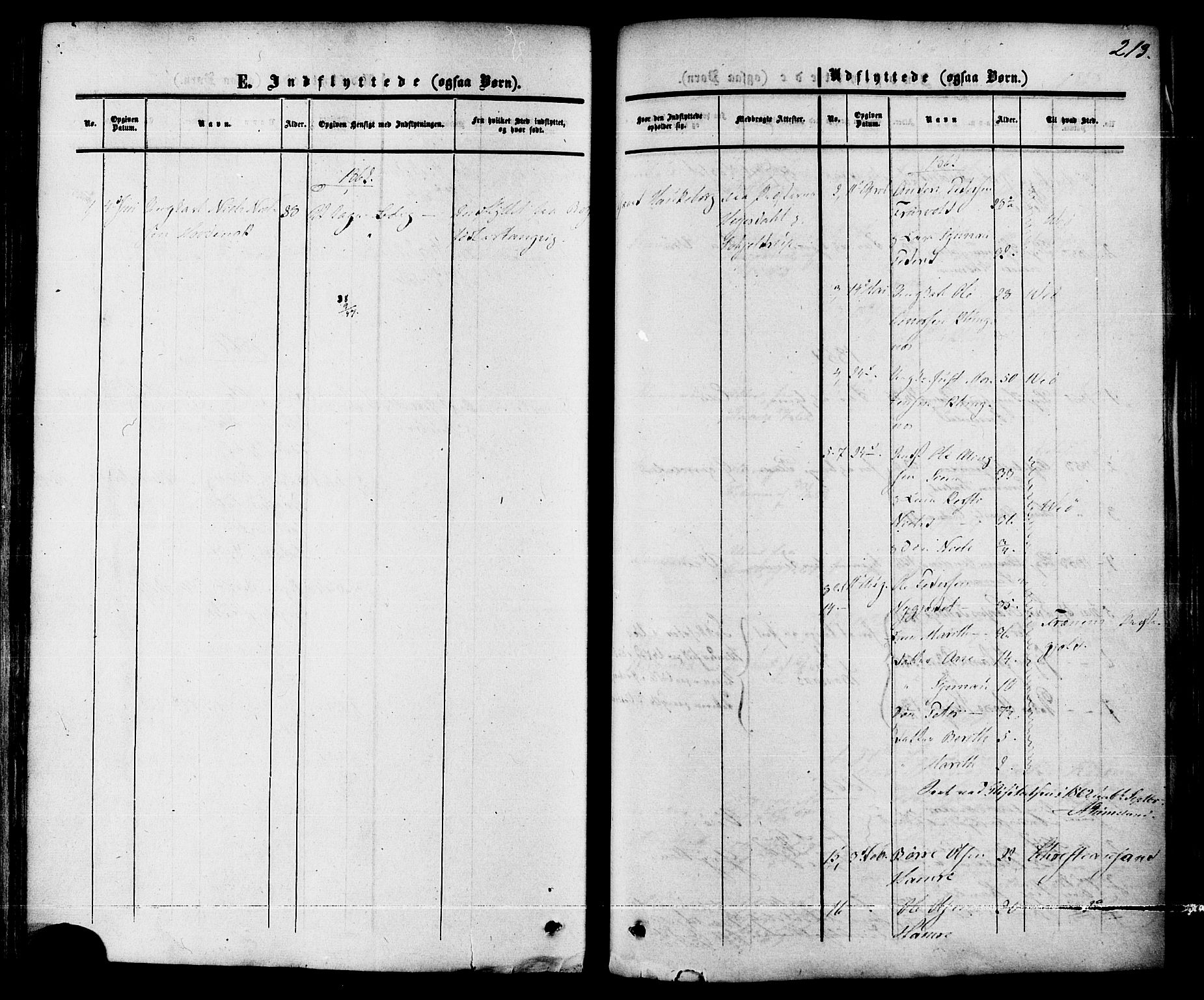 Ministerialprotokoller, klokkerbøker og fødselsregistre - Møre og Romsdal, AV/SAT-A-1454/542/L0552: Parish register (official) no. 542A02, 1854-1884, p. 213