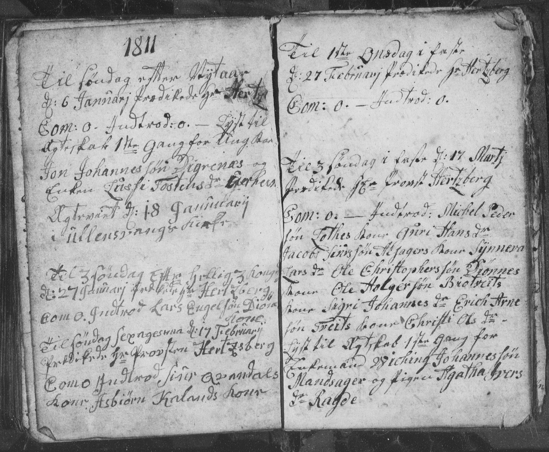 Ullensvang sokneprestembete, AV/SAB-A-78701/H/Hab: Parish register (copy) no. E 5, 1804-1811