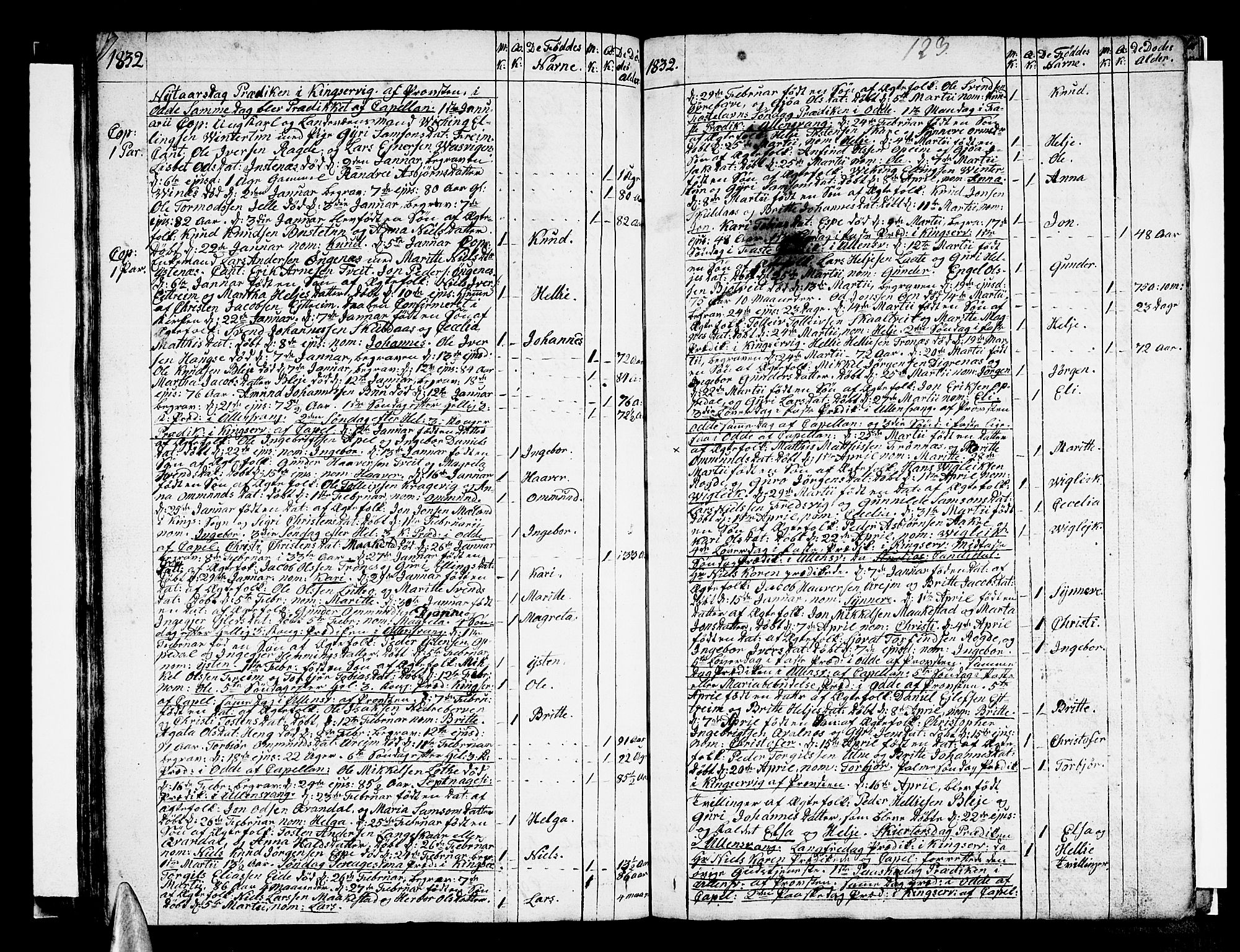 Ullensvang sokneprestembete, SAB/A-78701/H/Haa: Parish register (official) no. A 8, 1804-1835, p. 123