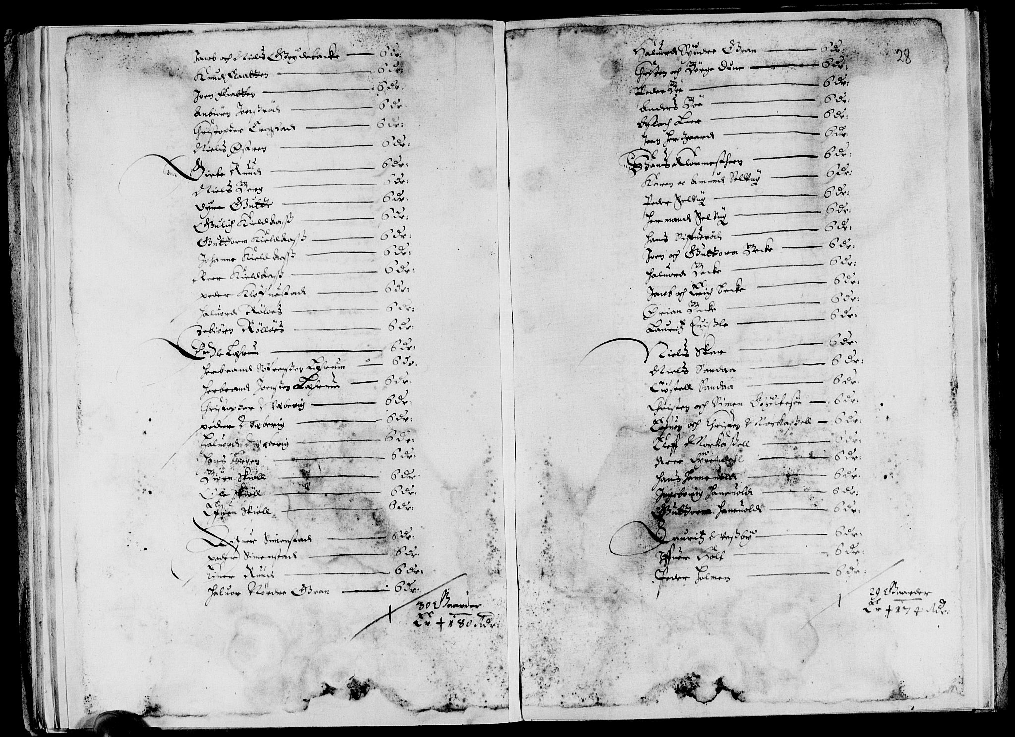 Rentekammeret inntil 1814, Reviderte regnskaper, Lensregnskaper, AV/RA-EA-5023/R/Rb/Rbo/L0028: Tønsberg len, 1647-1649