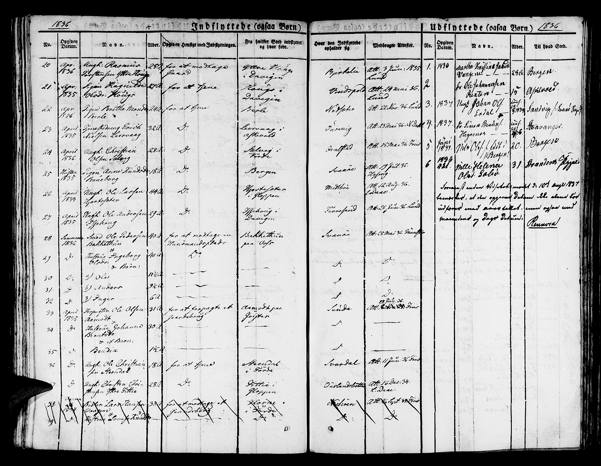 Kinn sokneprestembete, SAB/A-80801/H/Haa/Haaa/L0004/0002: Parish register (official) no. A 4II, 1822-1840, p. 14
