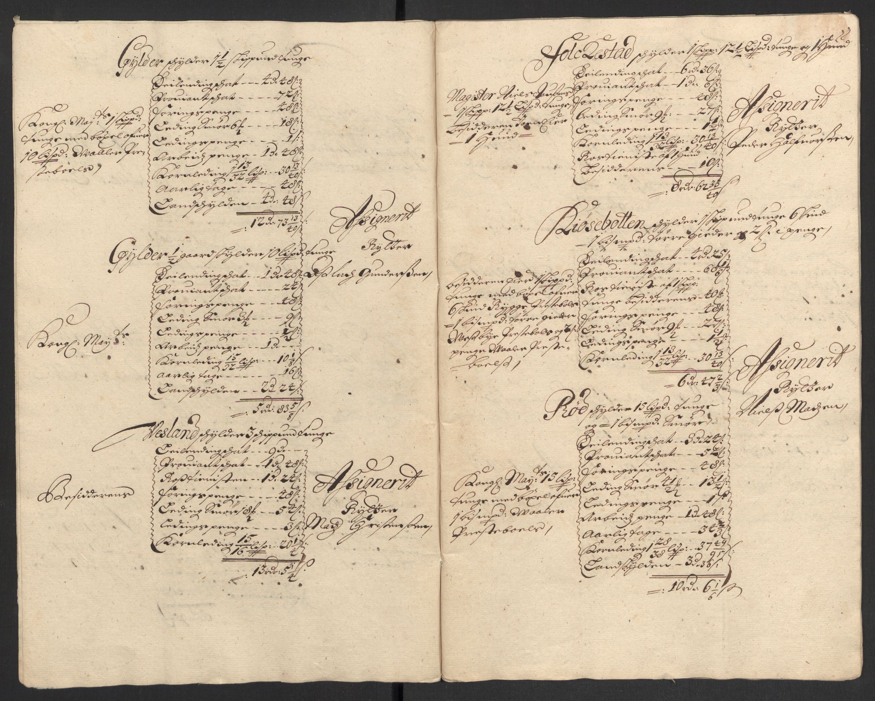 Rentekammeret inntil 1814, Reviderte regnskaper, Fogderegnskap, AV/RA-EA-4092/R04/L0125: Fogderegnskap Moss, Onsøy, Tune, Veme og Åbygge, 1697, p. 97