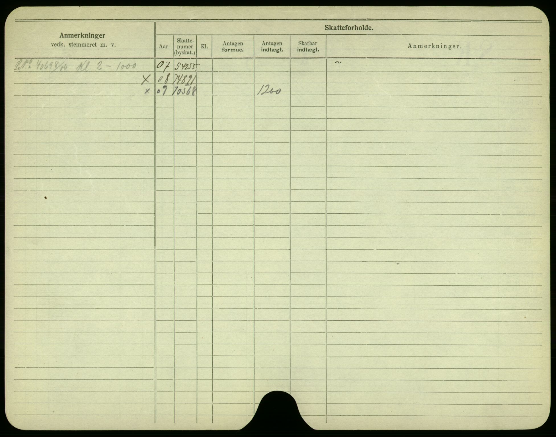 Oslo folkeregister, Registerkort, AV/SAO-A-11715/F/Fa/Fac/L0005: Menn, 1906-1914, p. 408b