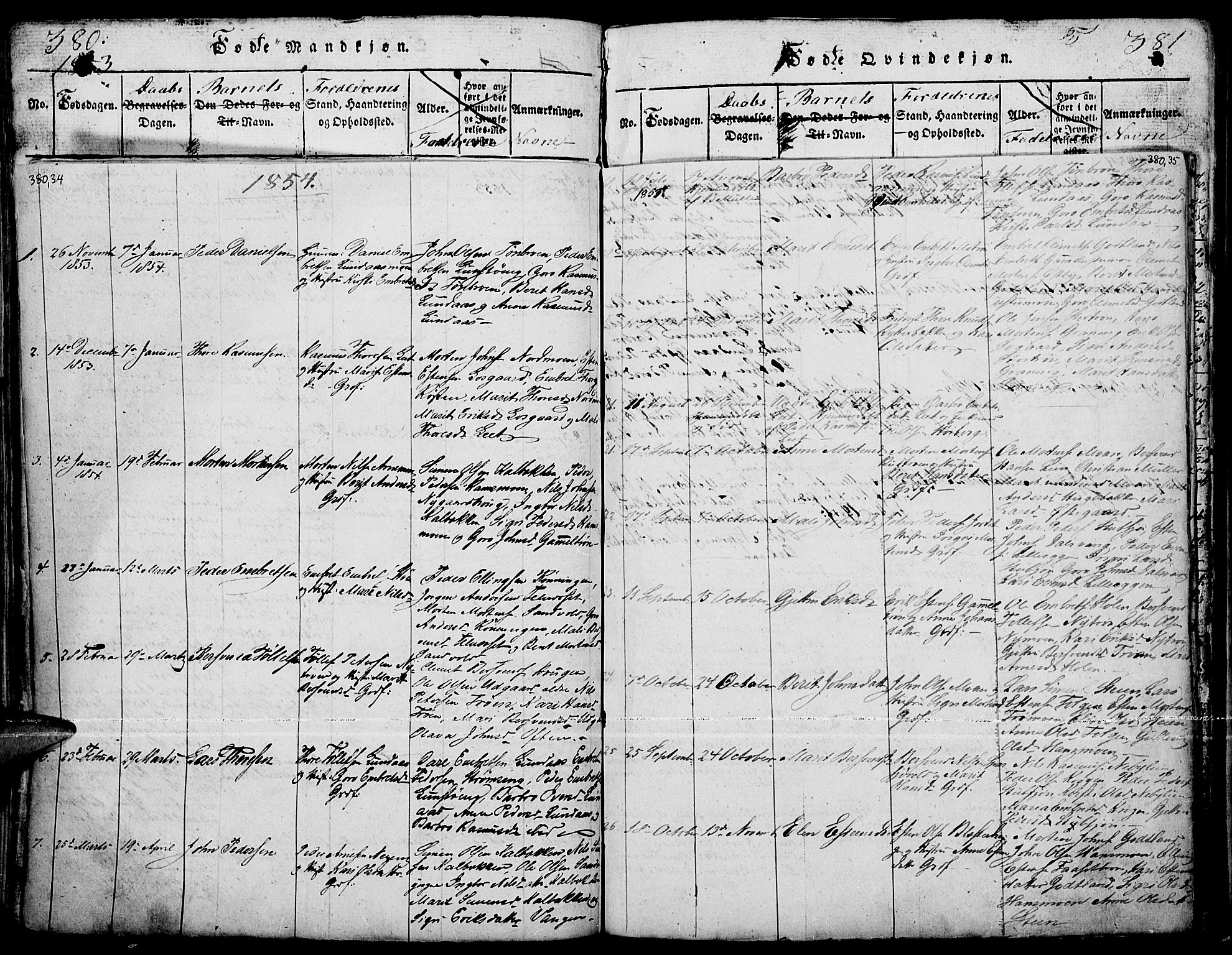 Tynset prestekontor, AV/SAH-PREST-058/H/Ha/Hab/L0001: Parish register (copy) no. 1, 1814-1859