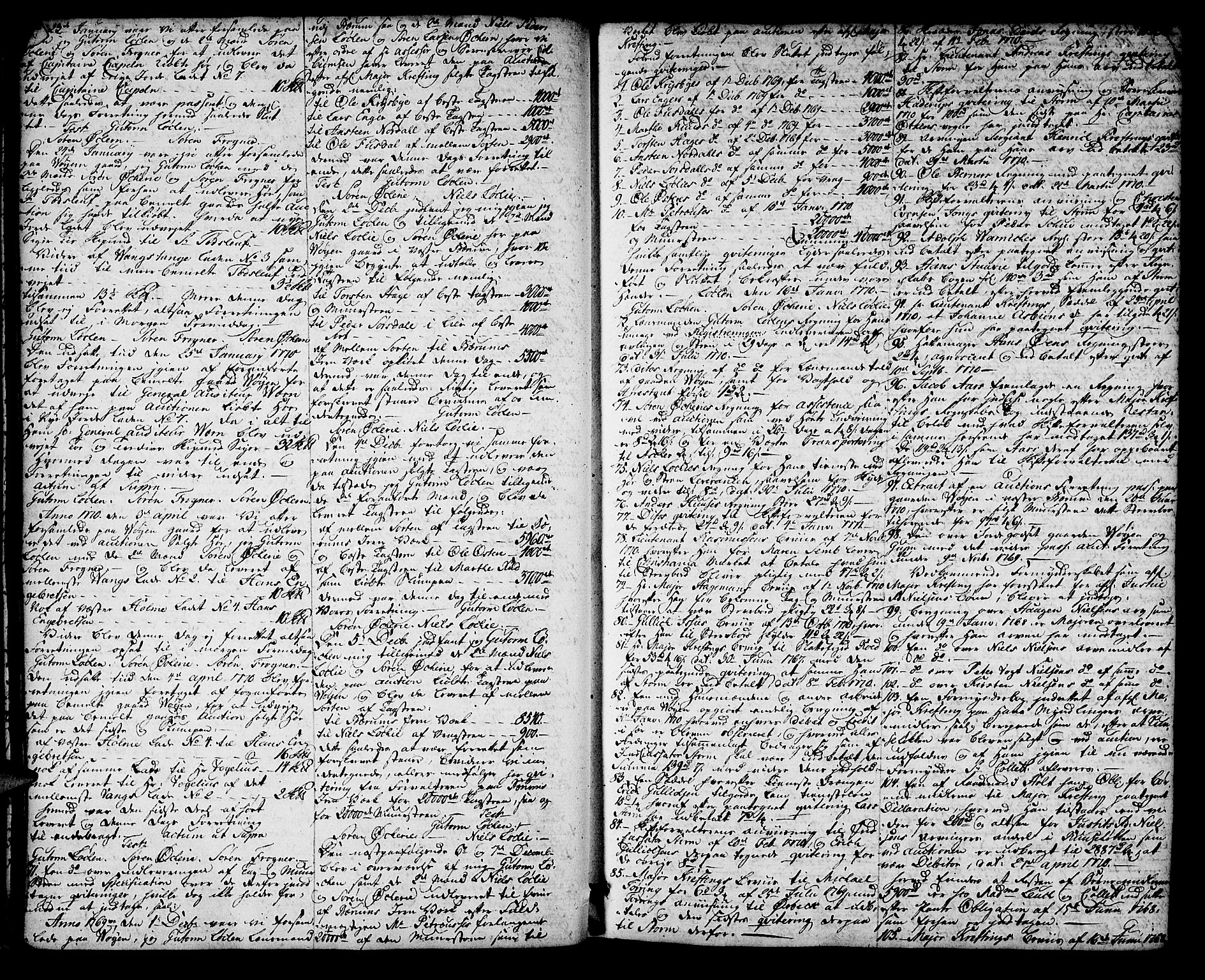 Aker sorenskriveri, AV/SAO-A-10895/H/Hb/L0013a: Skifteprotokoll, 1770-1780, p. 34b-35a