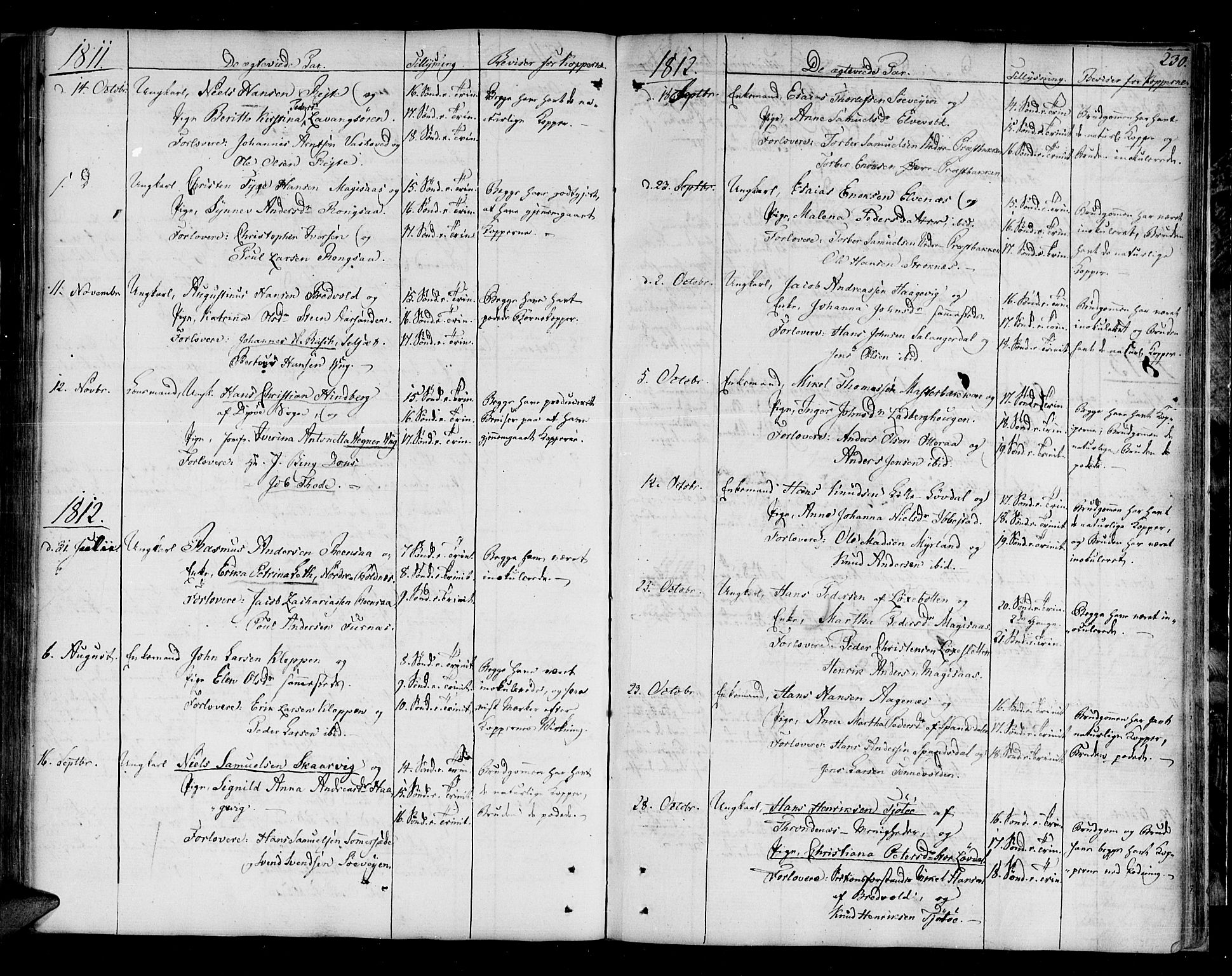 Ibestad sokneprestembete, SATØ/S-0077/H/Ha/Haa/L0004kirke: Parish register (official) no. 4, 1801-1824, p. 230