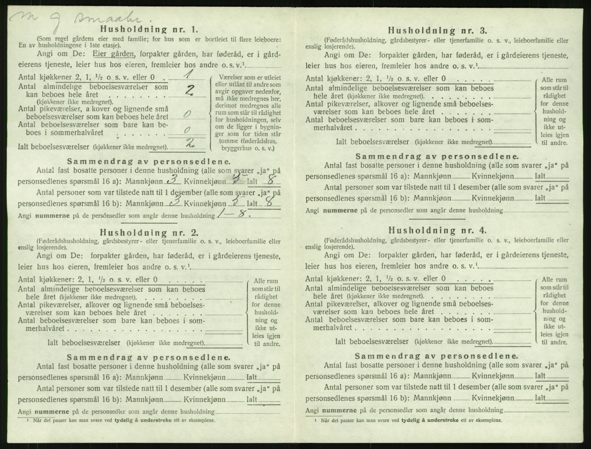 SAT, 1920 census for Eid (MR), 1920, p. 479