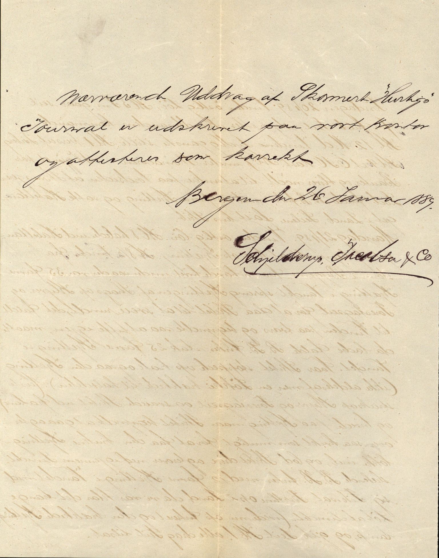 Pa 63 - Østlandske skibsassuranceforening, VEMU/A-1079/G/Ga/L0024/0003: Havaridokumenter / Marrycat, Oscar, Marie, Hurtig, Svalen, Anna, 1889, p. 34