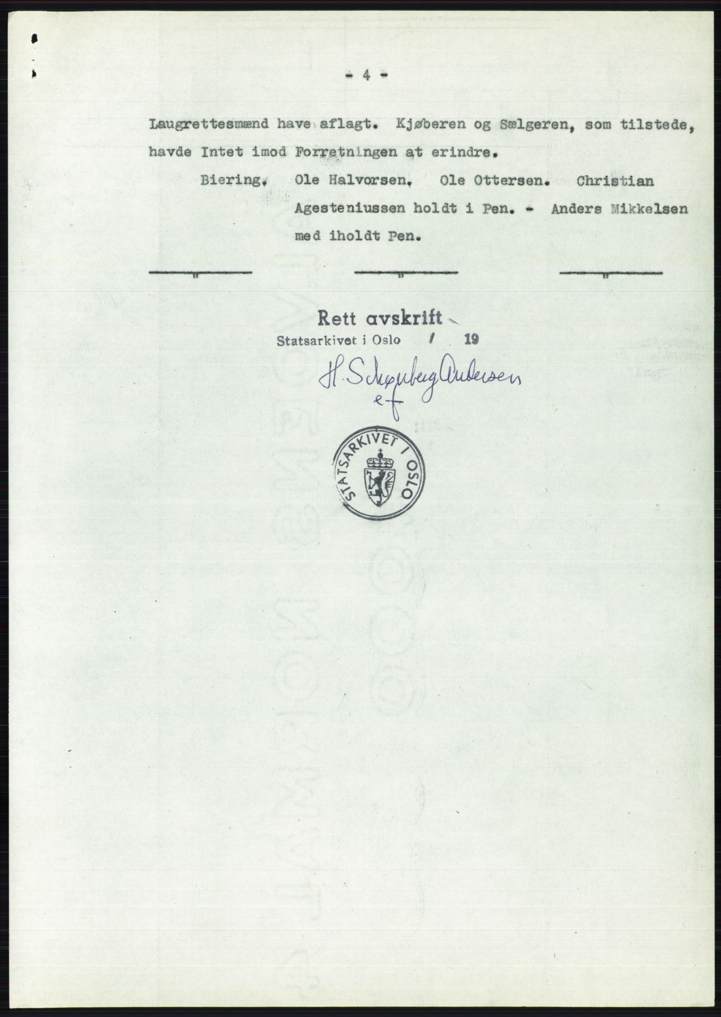 Statsarkivet i Oslo, AV/SAO-A-10621/Z/Zd/L0001: Avskrifter, j.nr 34/1953 og 385-1291/1954, 1953-1954, p. 425