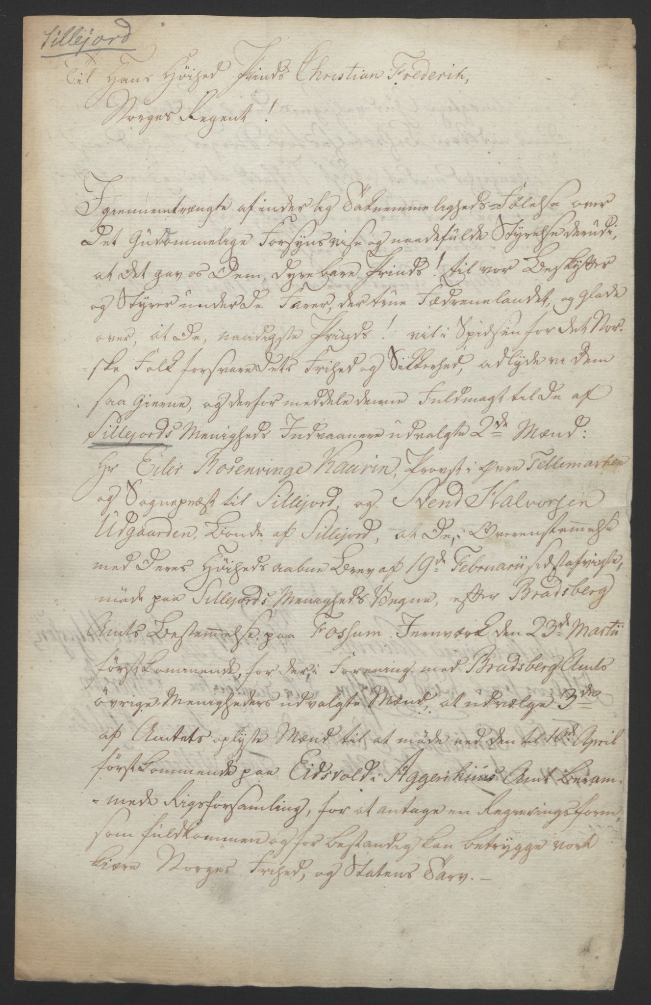 Statsrådssekretariatet, RA/S-1001/D/Db/L0008: Fullmakter for Eidsvollsrepresentantene i 1814. , 1814, p. 67