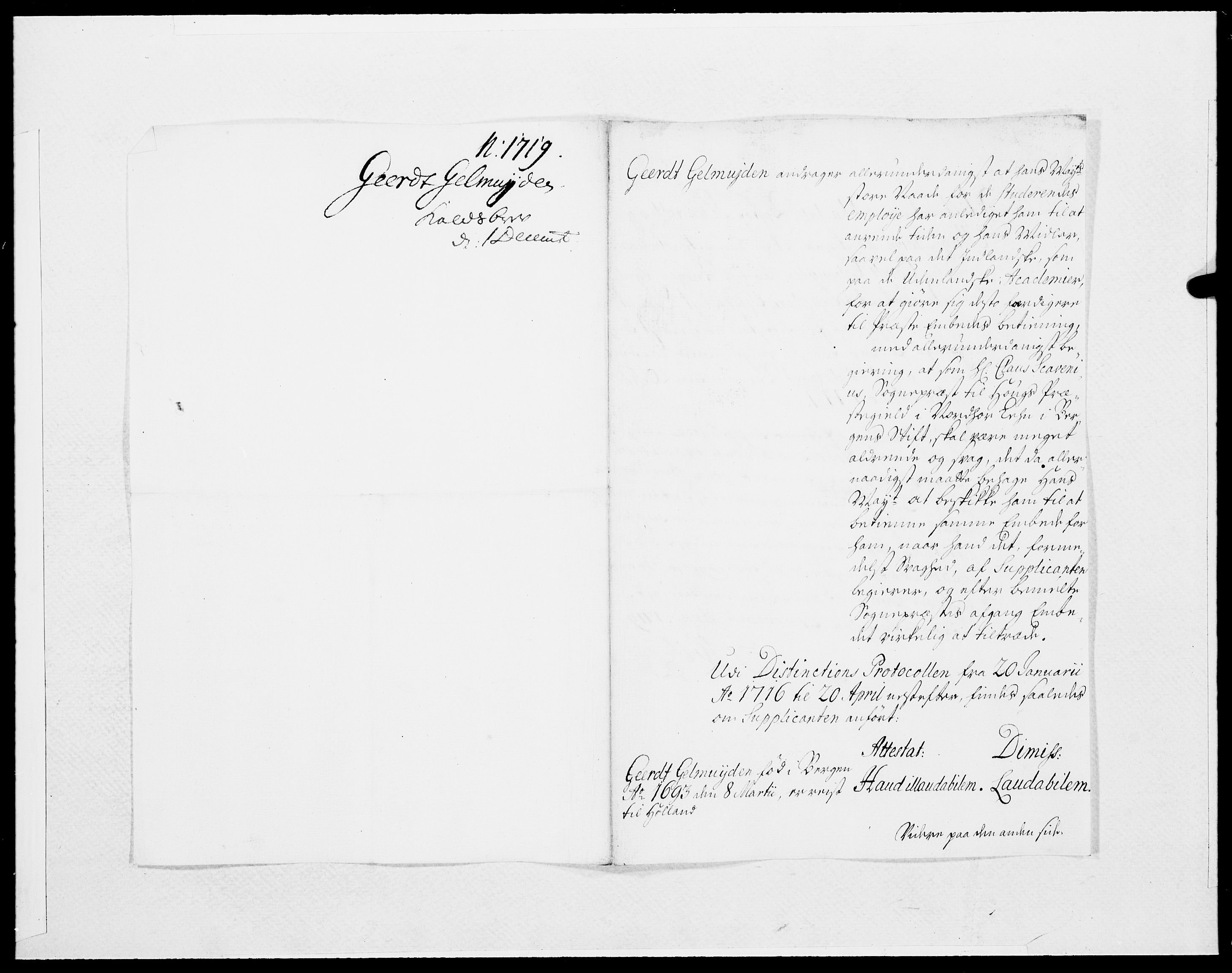 Danske Kanselli 1572-1799, AV/RA-EA-3023/F/Fc/Fcc/Fcca/L0085: Norske innlegg 1572-1799, 1719, p. 220