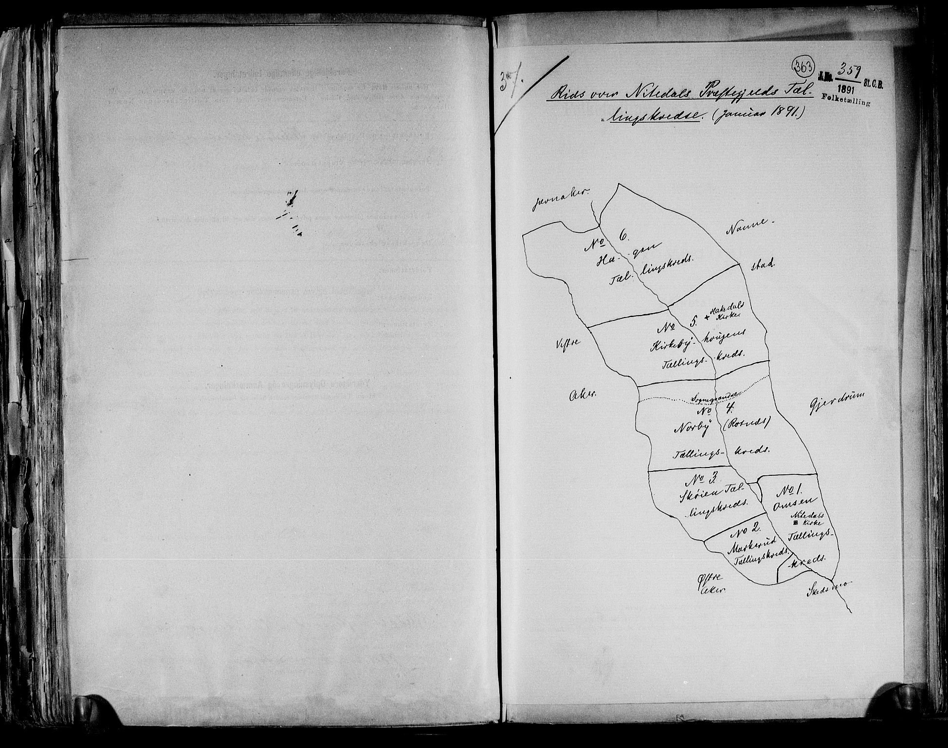 RA, 1891 census for 0233 Nittedal, 1891, p. 4