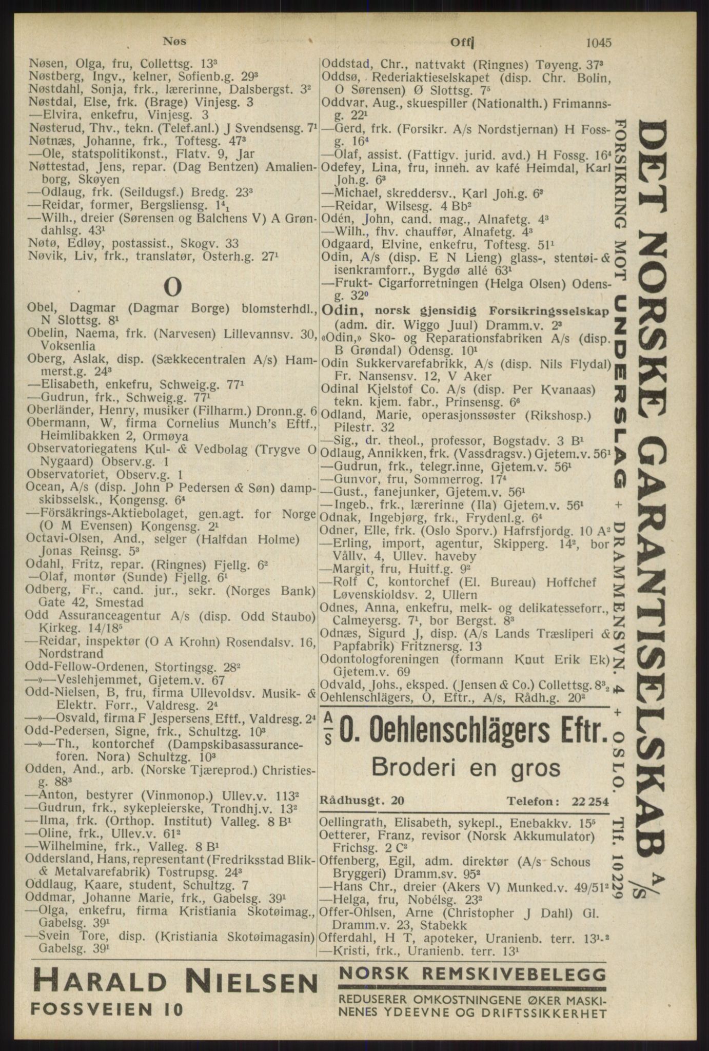 Kristiania/Oslo adressebok, PUBL/-, 1934, p. 1045