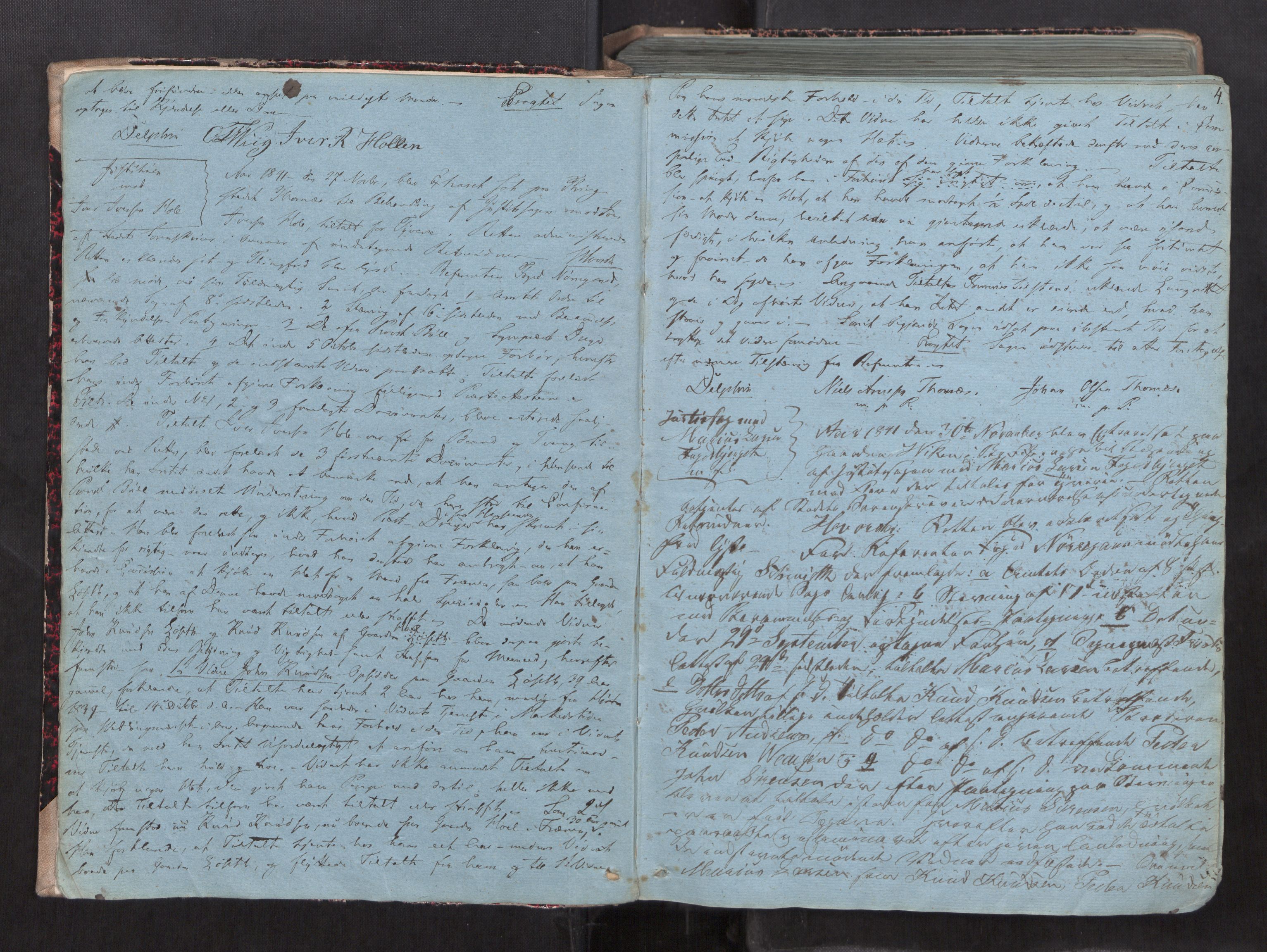 Romsdal sorenskriveri, AV/SAT-A-4149/1/1/1B/L0007: Ekstrarettsprotokoll, 1841-1848, p. 3b-4a