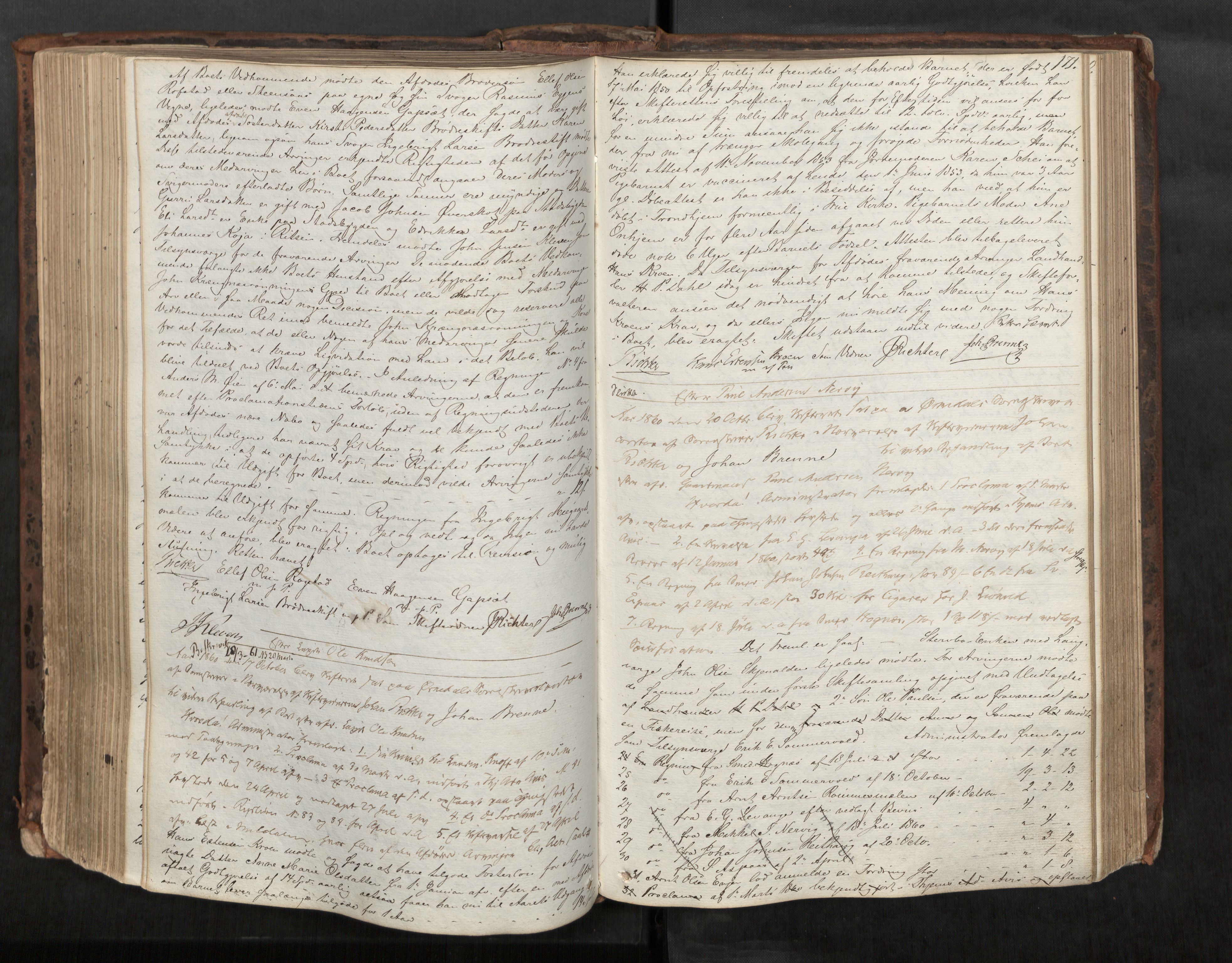 Orkdal sorenskriveri, AV/SAT-A-4169/1/3/3B/L0004: Skiftebehandlingsprotokoll, 1851-1870, p. 171